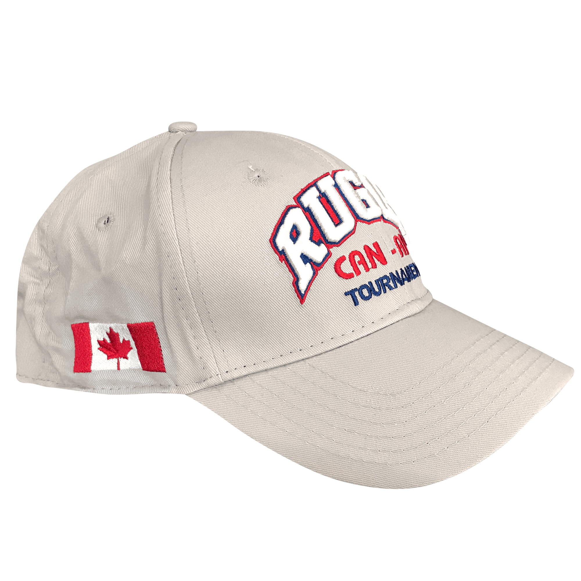 CAN AM Rugby Tournament Cap - Adjustable Snapback Hat for Men & Women - Perfect for Rugby Games, Sports Events, and Outdoor Activities