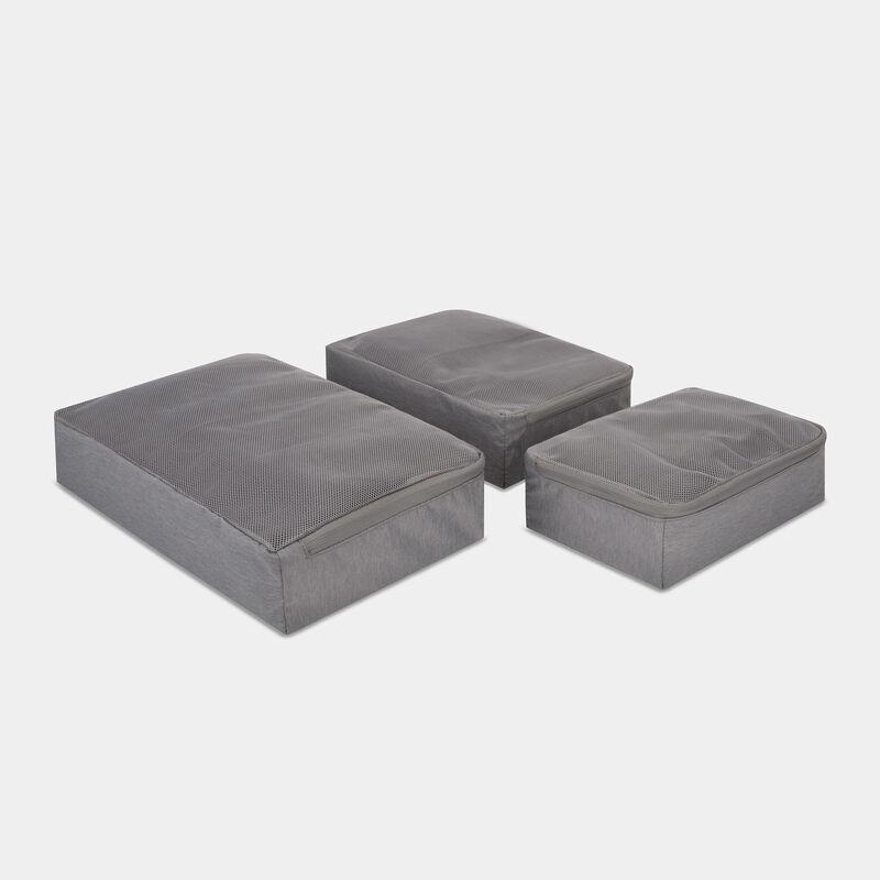 Travelon 3-Piece Soft Packing Cubes Set - Lightweight & Durable Travel Organizers for Suitcases, Backpacks & Carry-On Luggage - Perfect for Business Trips, Vacations & Weekend Getaways