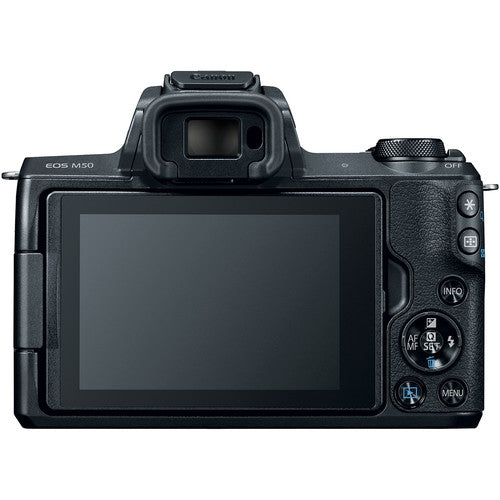 Canon EOS M50 Mirrorless Digital Camera Body Only (Black) with Starter Bundle - Perfect for Vlogging, Travel Photography & YouTube Content Creation