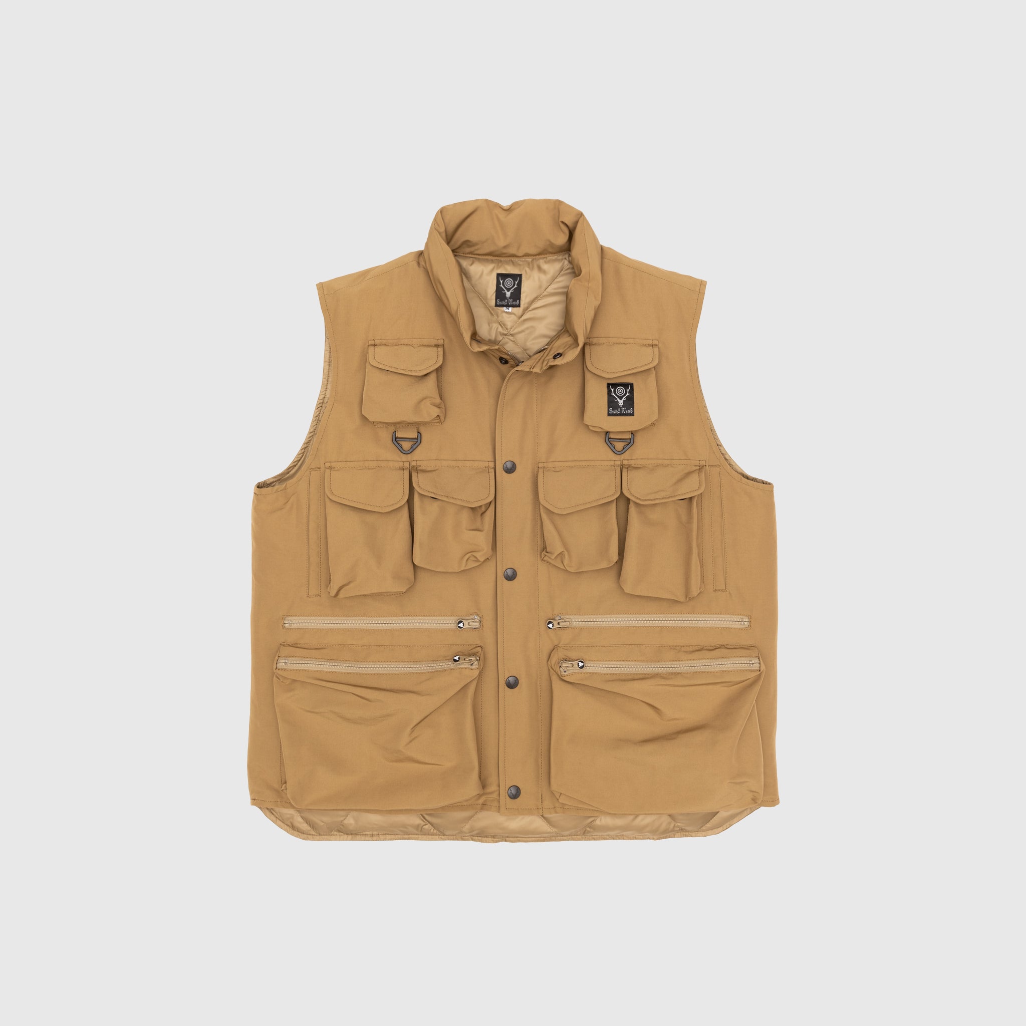 Stylish Grosgrain Multi-Pocket Zippered Down Vest for Men & Women - Perfect for Outdoor Activities, Hiking, and Winter Layering