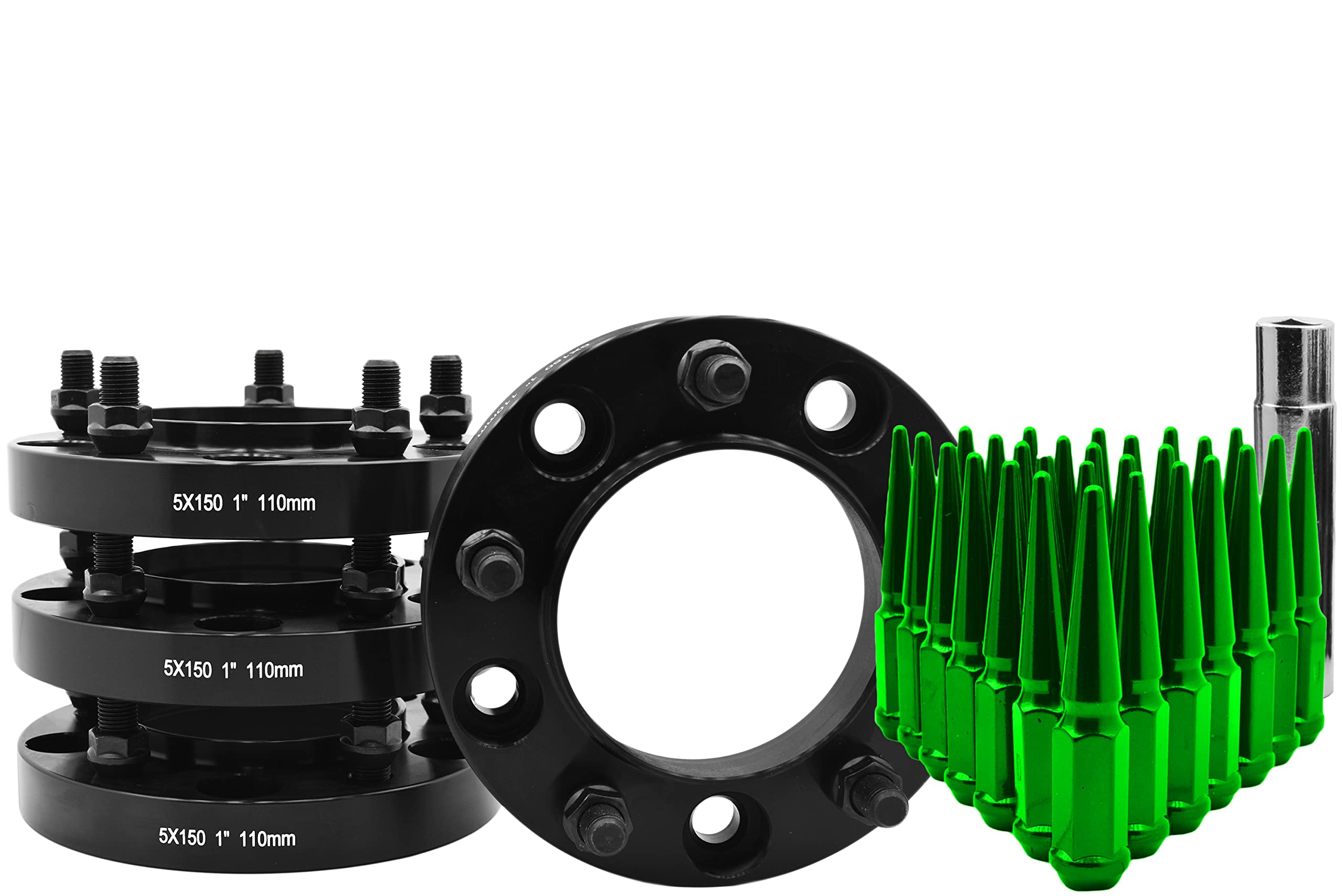 4-Piece 5x150mm Hub Centric Wheel Spacers Adapters - 1