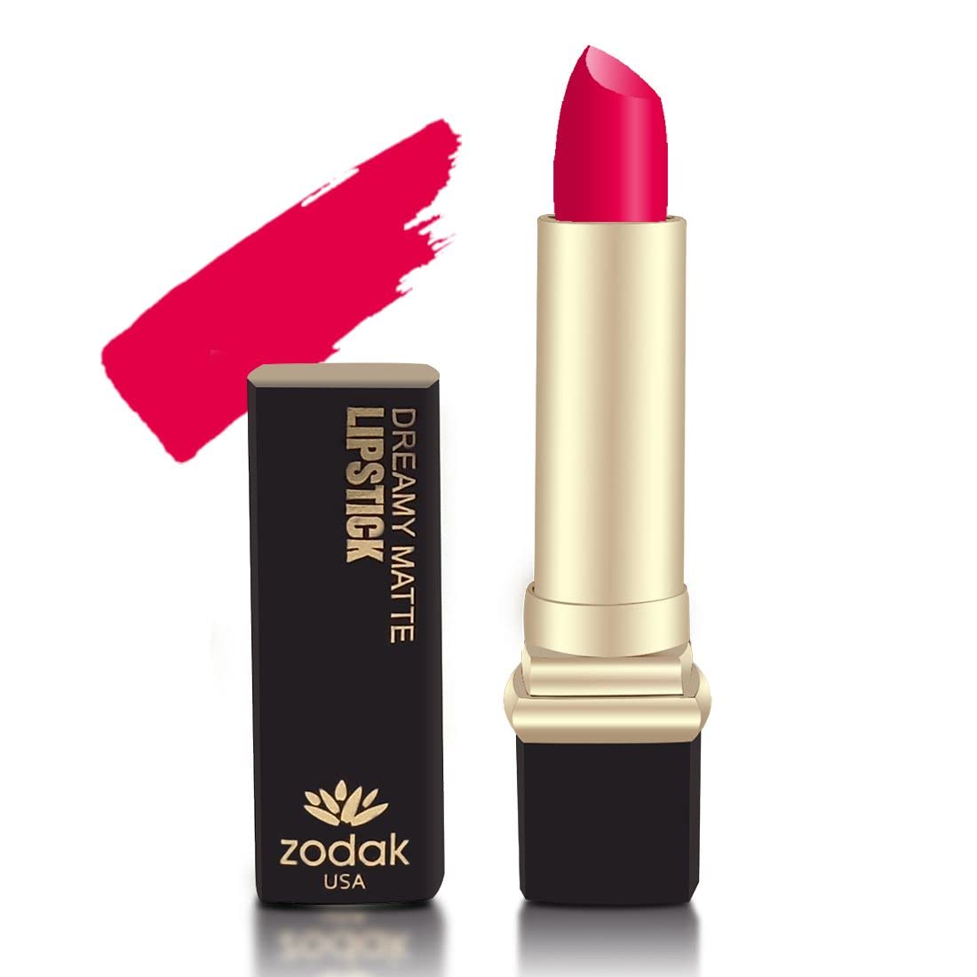 ZODAK Dreamy Matte Lipstick - Long Lasting, Moisturizing, Non-Drying (Rose Blush, 3.5g) | Perfect for Everyday Wear, Date Night & Special Occasions