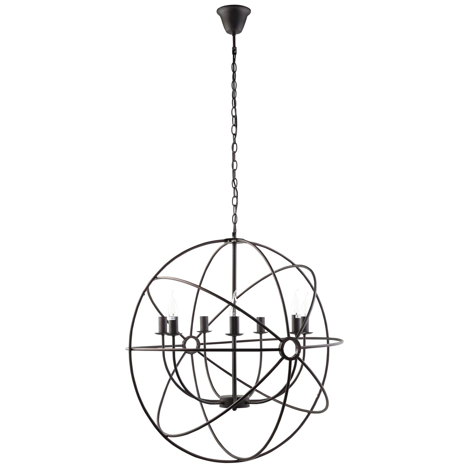 Crystal Atom Chandelier - Modern LED Ceiling Light Fixture for Dining Room, Living Room & Bedroom | Elegant Home Decor Lighting