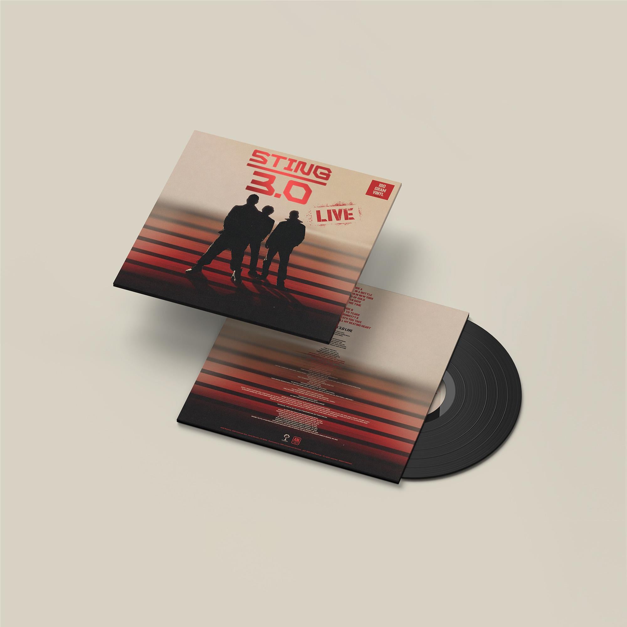 3.0 Live Vinyl Record - Limited Edition Music Album for Collectors & Audiophiles | Perfect for Home Listening, Gifts & Music Enthusiasts