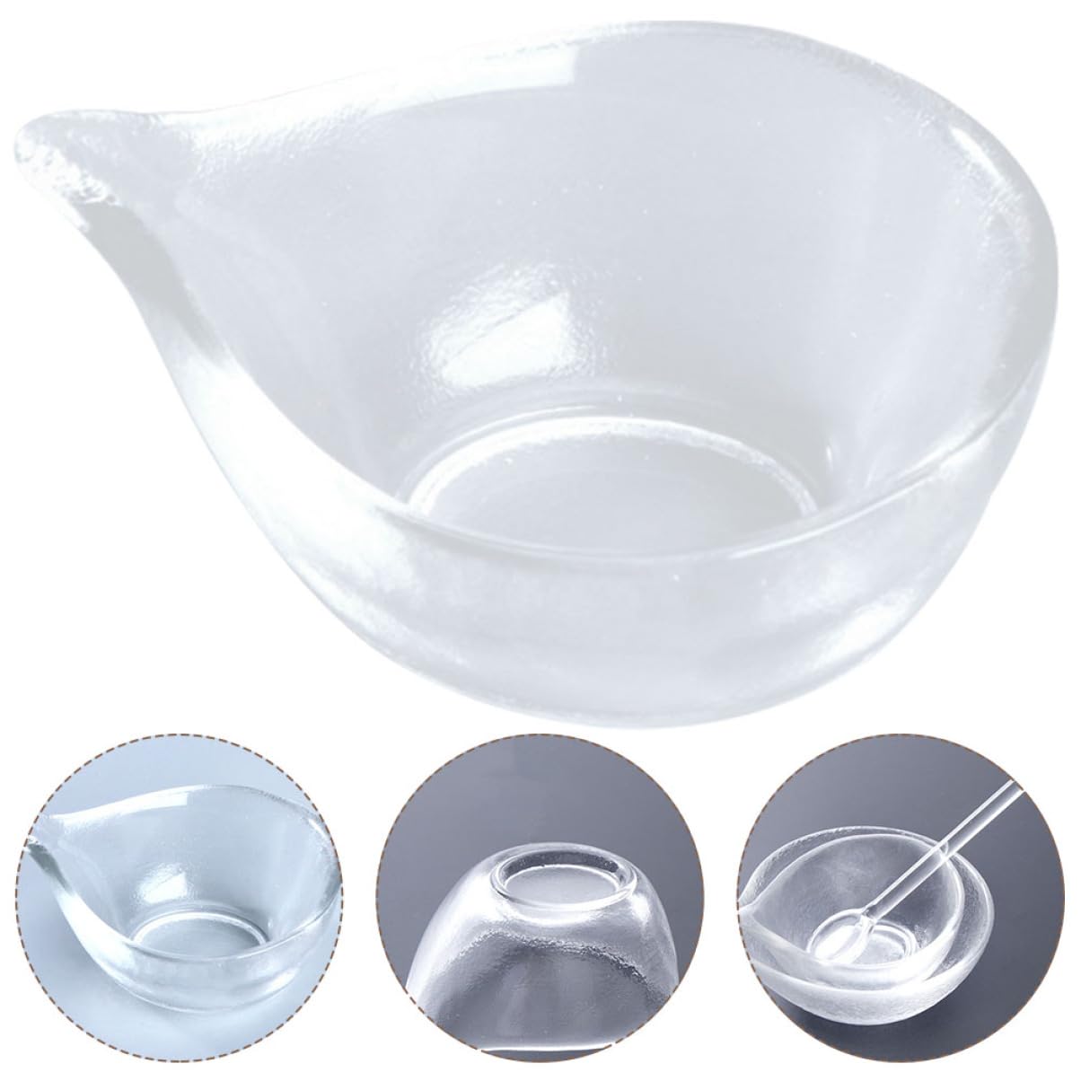 Premium Glass Facial Mask Mixing Bowl for DIY Beauty Treatments - Salon & Home Use - Perfect for Mixing Masks, Scrubs & Skincare Products