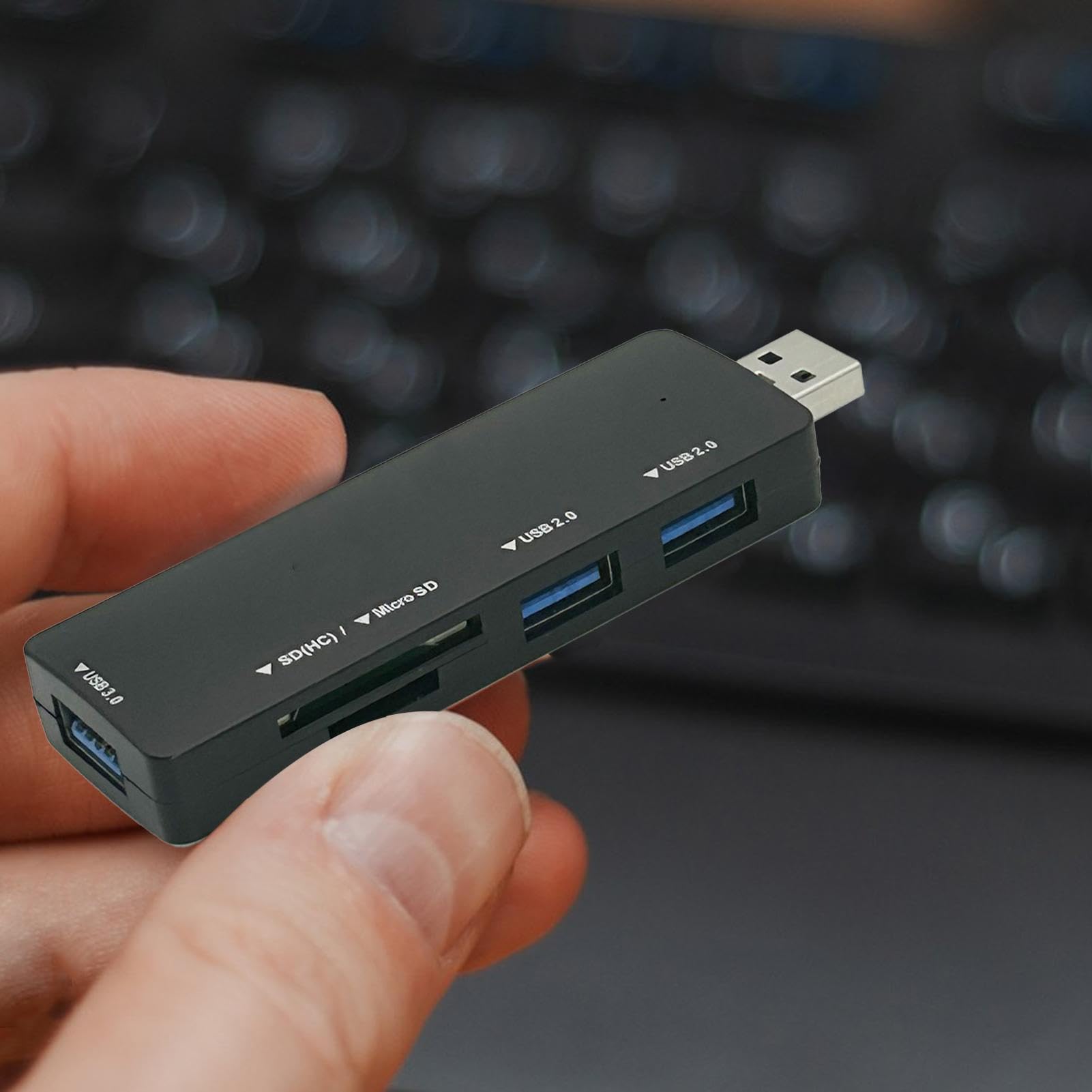 5-in-1 USB C Docking Station with HDMI, 3 USB 3.0 Ports & 2 TF Card Slots - Multi-Port Hub Splitter Expander for Laptop, MacBook, PC - Perfect for Home Office, Gaming & Multi-Screen Setup