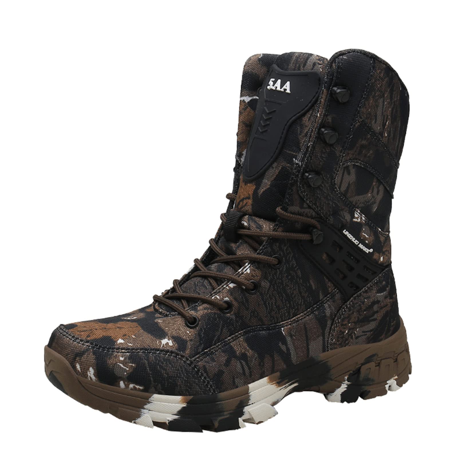 Men's Tactical Military Boots - Waterproof Hiking & Combat Boots for Outdoor Trekking, Mountaineering, Backpacking | Durable Commando Boots for Adventure, Hunting & Work