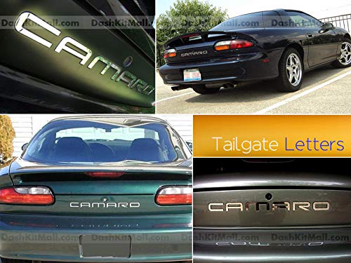 White Rear Bumper Letters for 1992-2002 Chevy Camaro - Durable ABS Plastic Inserts (Not Decals) - Easy DIY Installation for Car Enthusiasts & Auto Restoration Projects