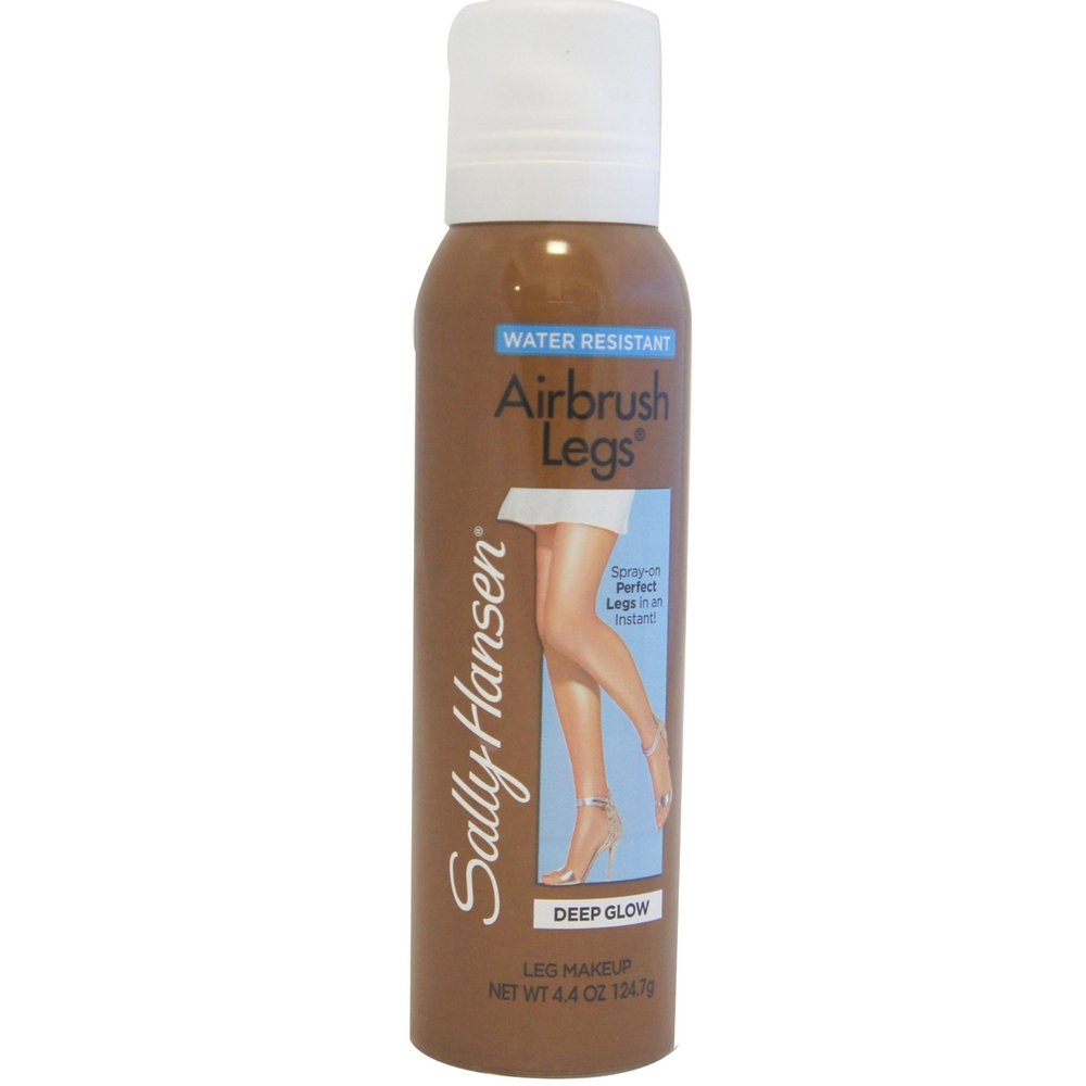 Sally Hansen Airbrush Legs Deep Glow Self-Tanning Lotion - 4.4 oz (130ml) 6-Pack - Instant Leg Makeup for Smooth, Even Skin Tone - Perfect for Summer, Weddings & Special Occasions