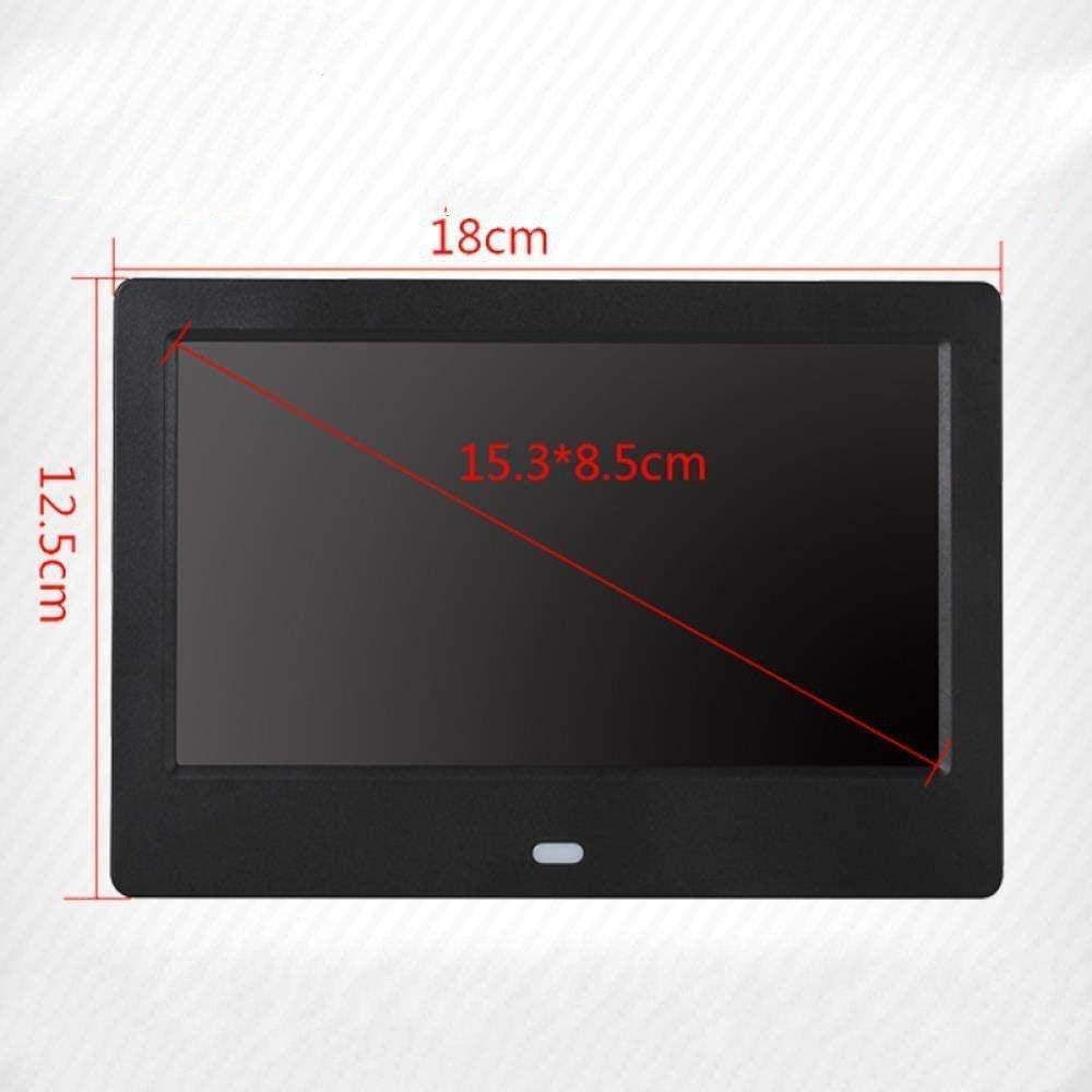 BINGQIAN 7-Inch Digital Picture Frame - HD Digital Photo Album with Auto-Switch, Wall Mountable Electronic Photo Frame for Home, Office & Gift Giving
