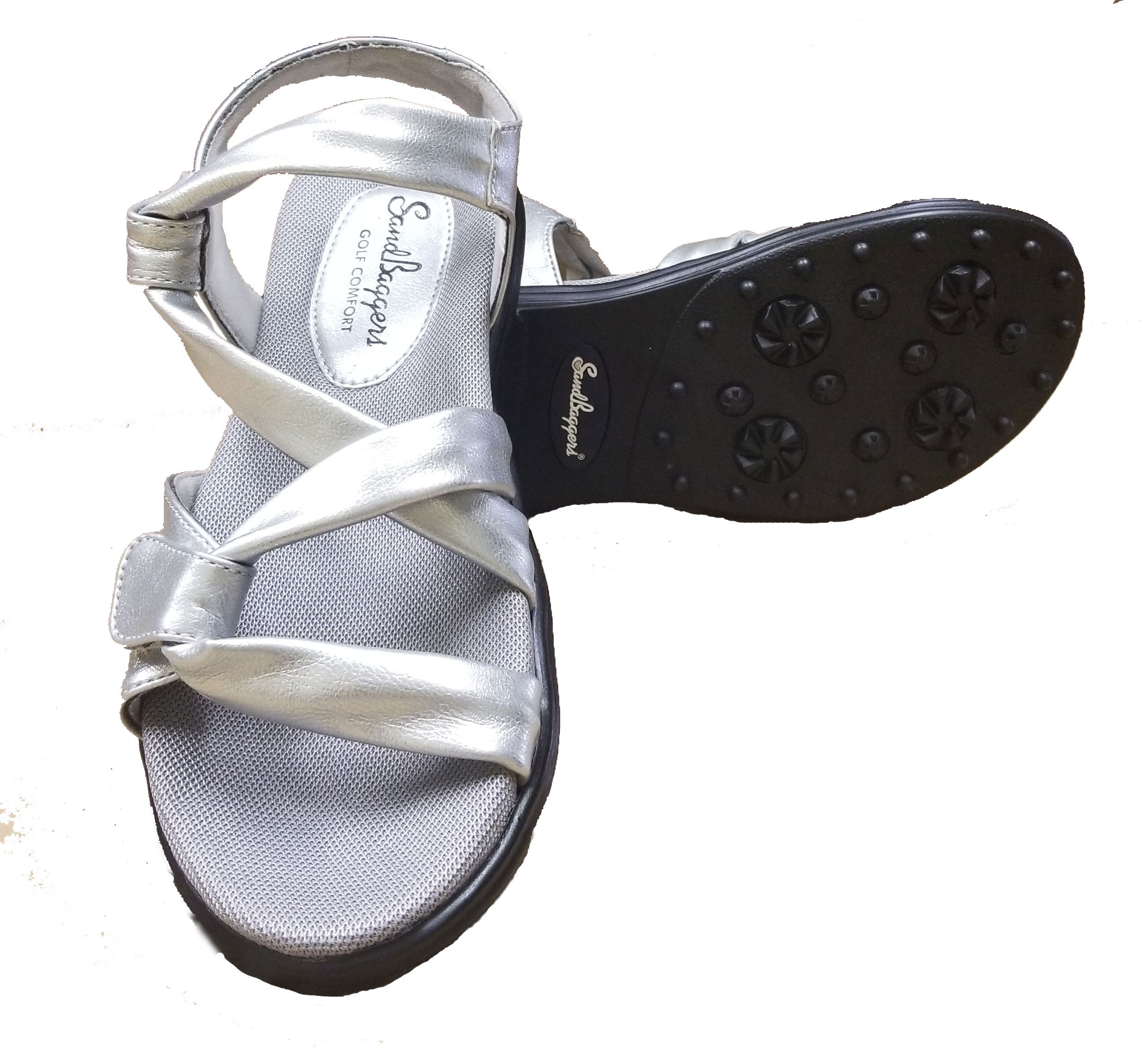 Women's Golf Sandals - Comfortable & Stylish Sandbaggers Grace for Walking & Driving - Perfect for Golf Course, Beach & Casual Wear