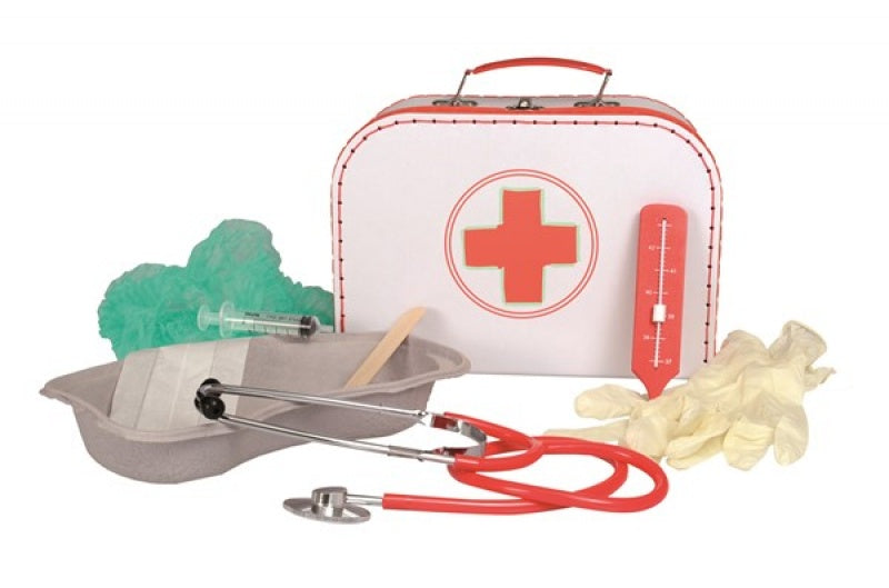 Kids Doctor Play Set with Functional Stethoscope, Thermometer & Medical Tools - Pretend Play Toy for Toddlers & Preschoolers (Hospital Role Play, Birthday Gift)