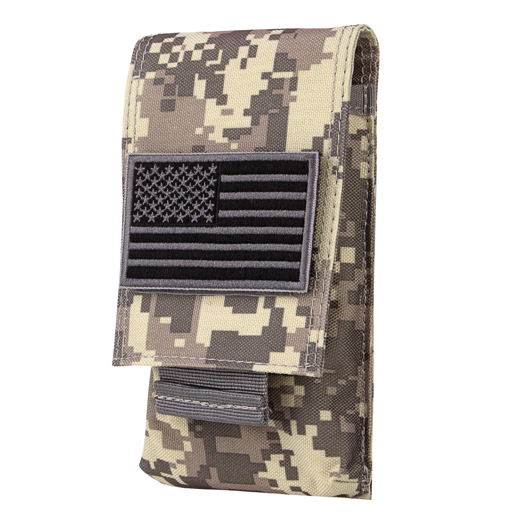 IronSeals Tactical MOLLE Phone Pouch Holster - Waist Belt Pouch with Quick Release Tab for iPhone 16 Pro Max/16 Pro/16/15 Pro Max/14 Pro Max/13 Pro Max/12 Pro Max/11 Pro Max - Perfect for Hiking, Camping & Outdoor Activities