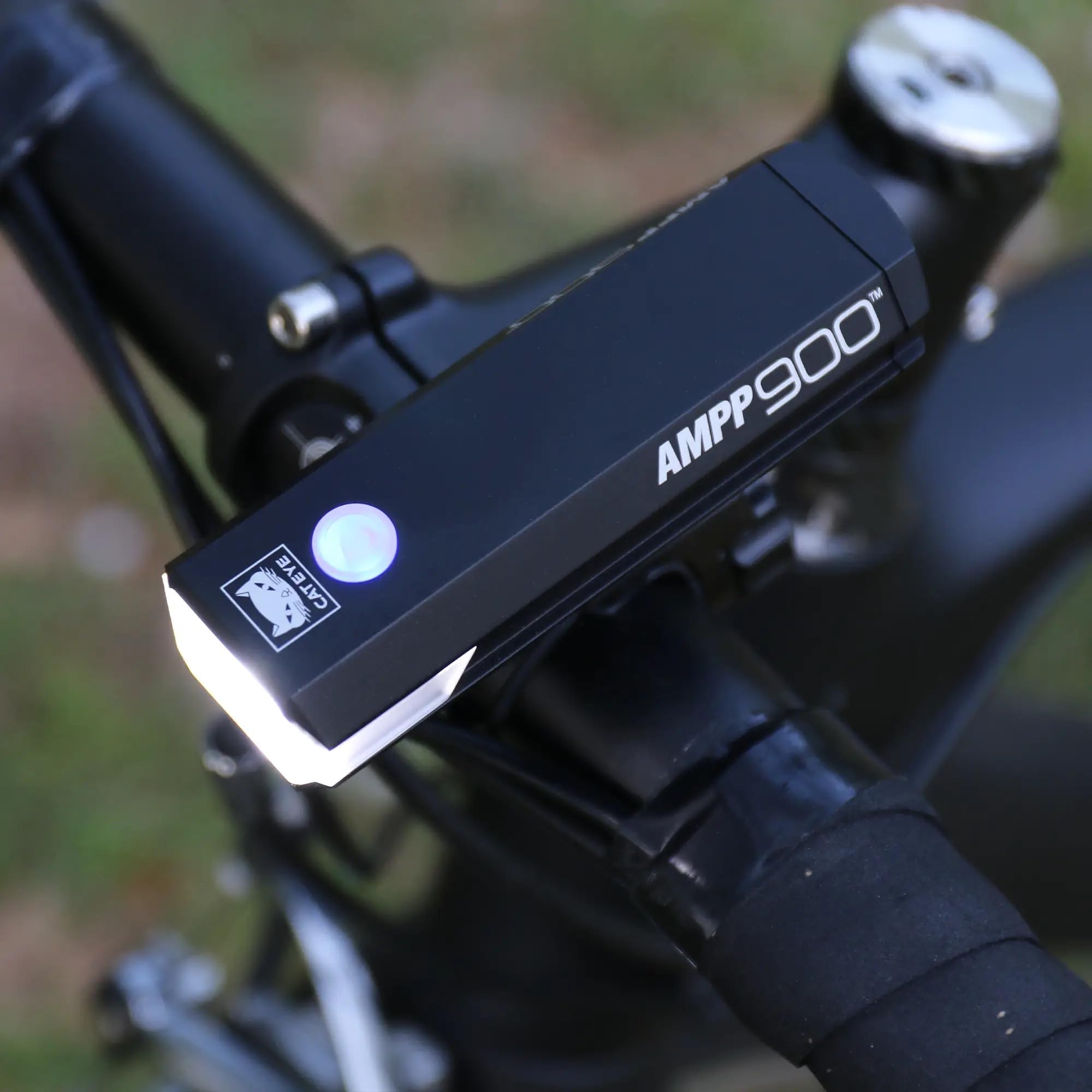 CATEYE AMPP Rechargeable Bike Headlight & ViZ USB Rechargeable Daytime Safety Light Combo Kit - Perfect for Cycling, Night Riding, and Outdoor Adventures