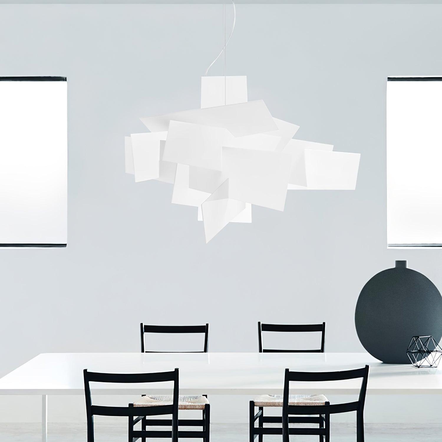 Modern Big Bang Pendant Light - Industrial Style Ceiling Hanging Fixture for Kitchen Island, Dining Room & Bedroom Decor