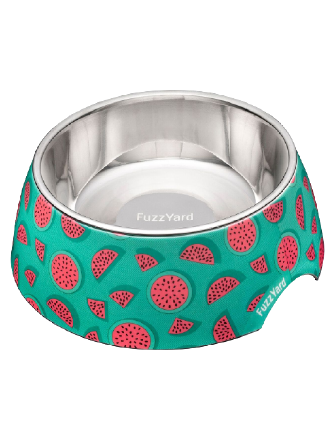 FuzzYard Easy Feeder Slow Eating Dog Bowl - Non-Slip Pet Food Dish for Small Medium Large Dogs - Perfect for Summer, Travel & Home Use