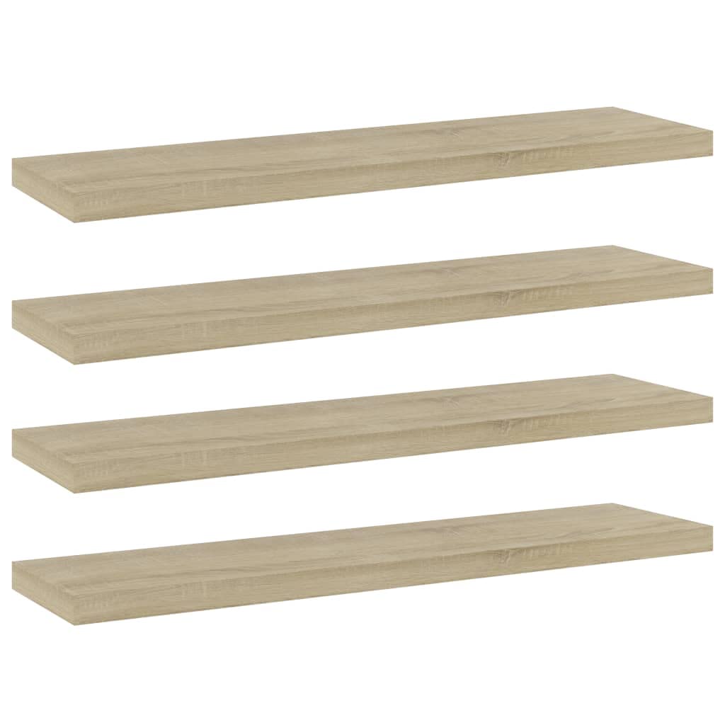 Floating Shelf Replacement Boards - 4 Pack Sonoma Oak 15.7