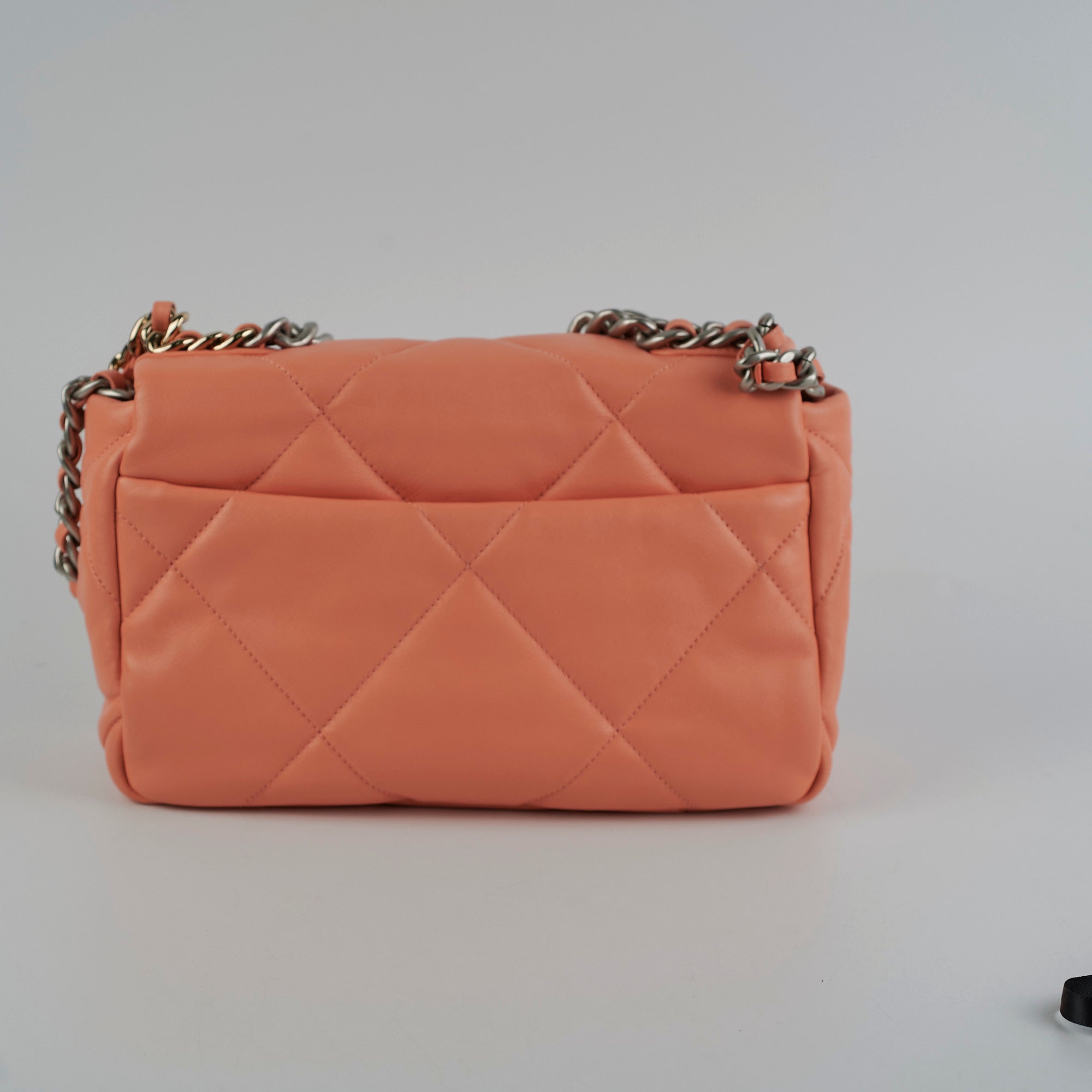Chanel Small 19 Coral Microchip Handbag - Luxury Designer Crossbody Bag for Women | Perfect for Parties, Date Nights & Special Occasions