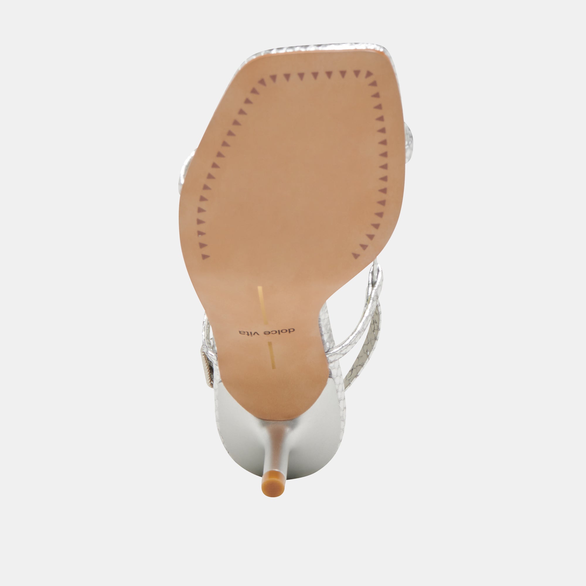 LAURY Women's Silver Embossed Leather High Heels - Elegant Dress Shoes for Parties, Weddings & Evening Events