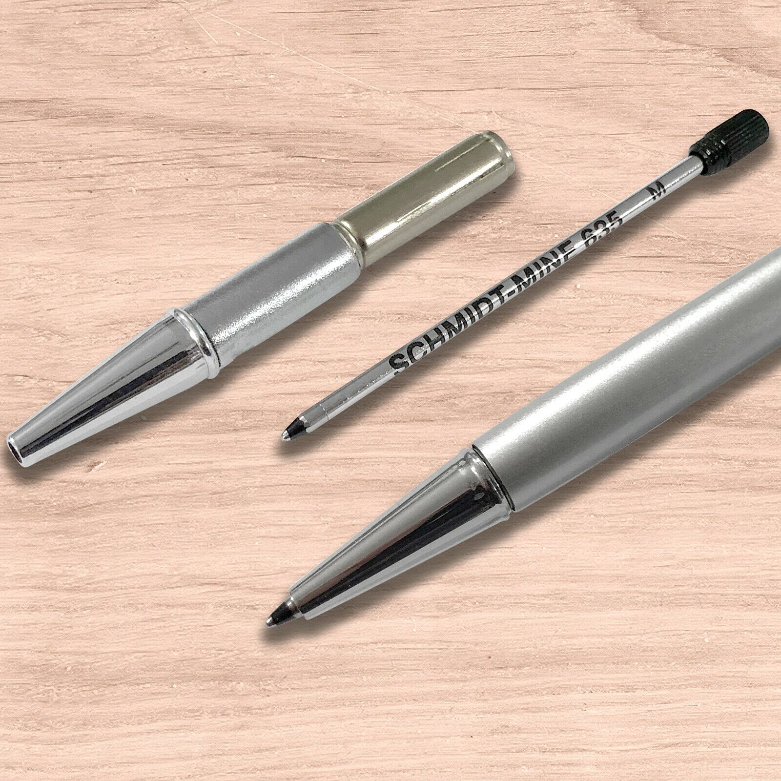 Crystal Stylus Pen - Silver for Writing & Touchscreen Use