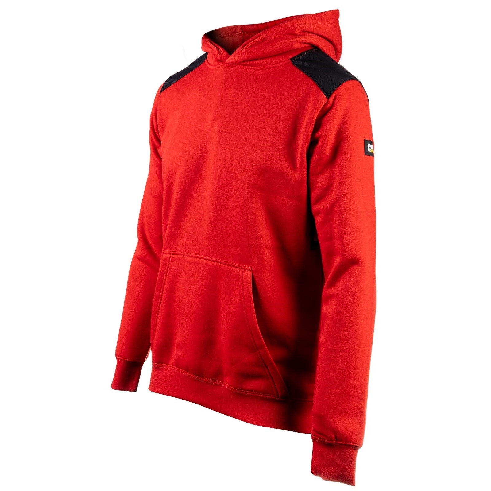 Caterpillar Essentials Hooded Sweatshirt for Men & Women - Soft Cotton Pullover with Kangaroo Pocket | Perfect for Casual Wear, Outdoor Activities & Street Fashion