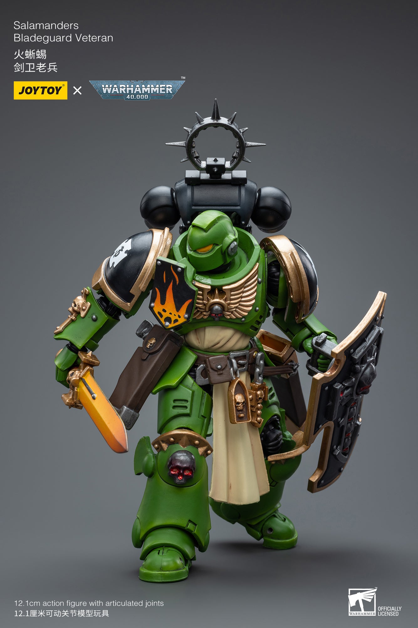 JOYTOY 1/18 Scale Warhammer 40K Bladeguard Veteran Action Figure - Collectible Miniature for Warhammer Fans, Tabletop Gaming & Display