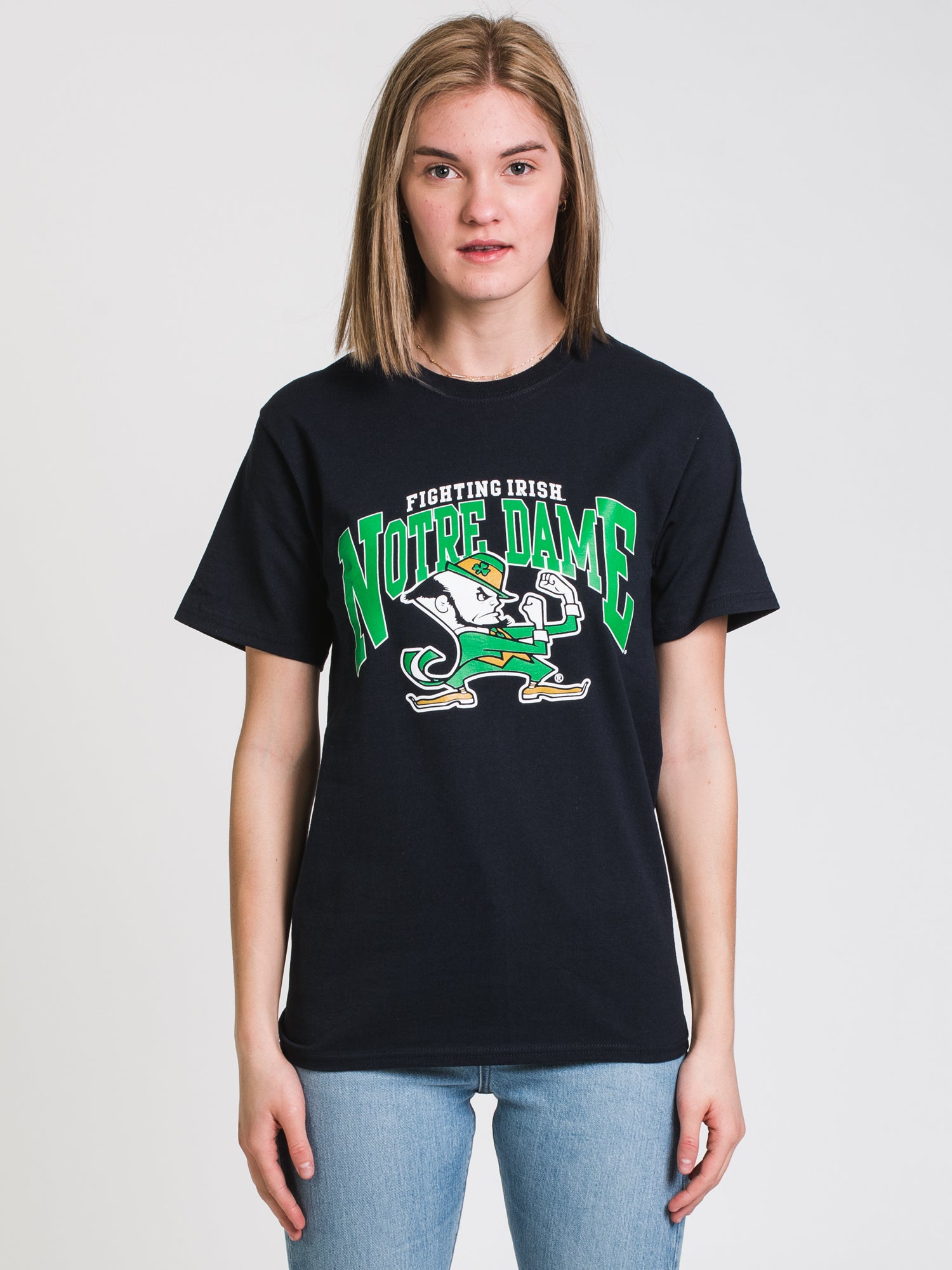 Champion Notre Dame Short Sleeve University T-Shirt - Men's & Women's Casual Cotton Tee for College Fans, Game Day & Everyday Wear - Clearance Sale
