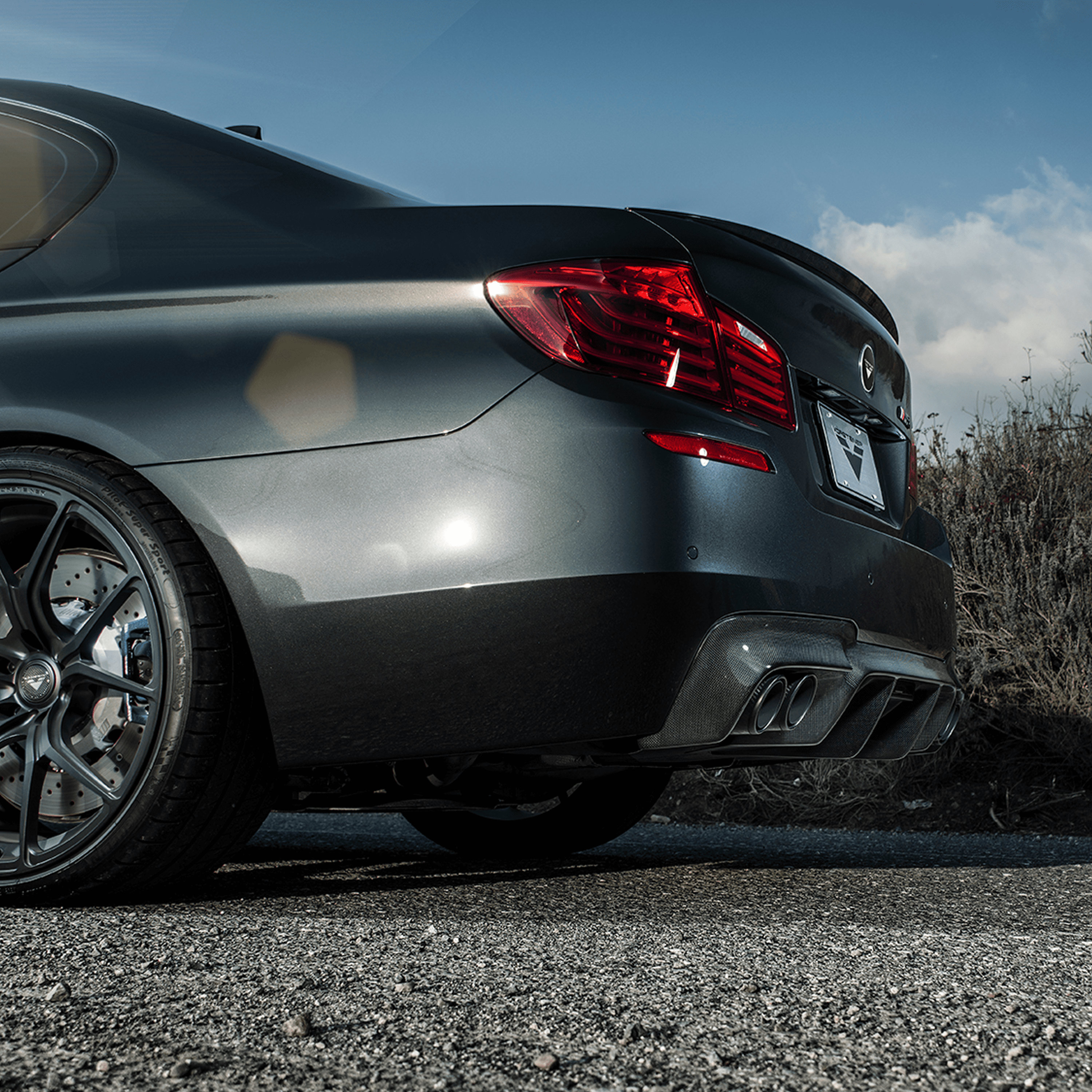 BMW F10 M5 Carbon Fiber Rear Diffuser - High Performance Aero Upgrade for Enhanced Style & Downforce | Perfect for Track Days & Car Shows
