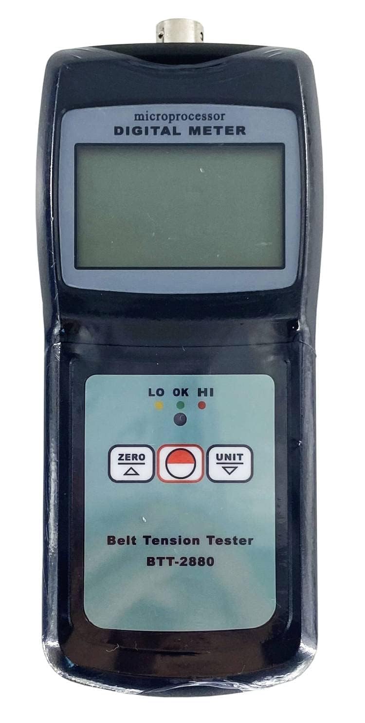 **Digital Belt Tension Tester 0-750N with LCD Display - High/Low/OK Indicator | Industrial & Automotive Belt Measurement Tool for Maintenance & Repair**