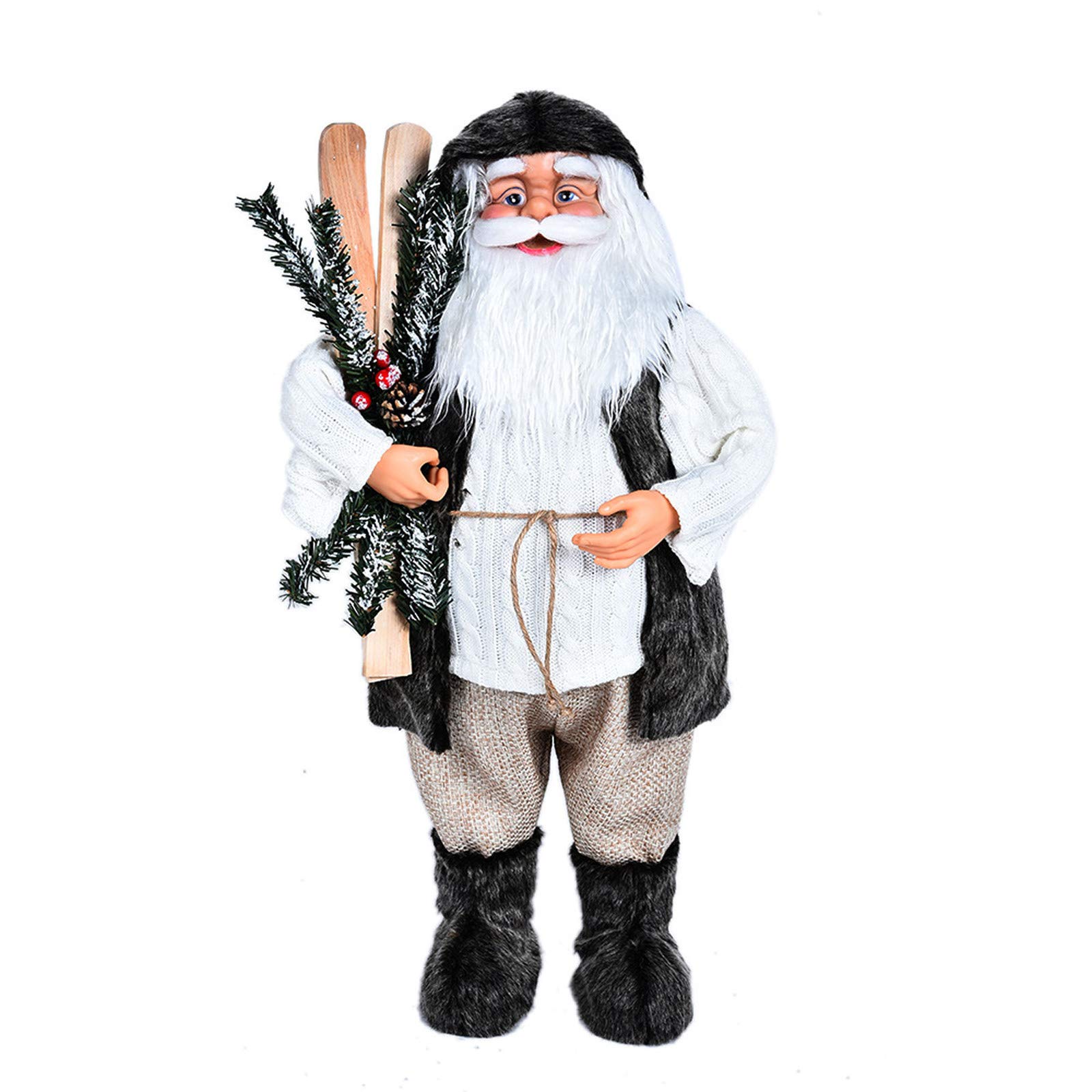 Boddenly Christmas Santa Decorations for Home - Cute Holiday Ornaments for Kids, Lightweight Festive Decor (One Size) - Perfect for Tree Decorating, Gift Wrapping & Holiday Party Decorations