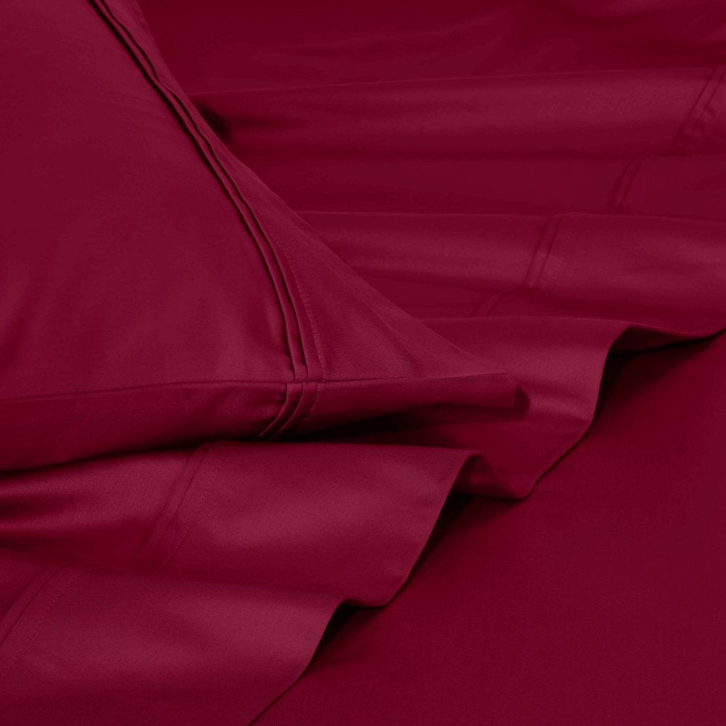 Luxury 1200 Thread Count Egyptian Cotton Deep Pocket Bed Sheet Set - Queen Size, Soft & Breathable for Ultimate Comfort - Perfect for Master Bedroom, Guest Room & Hotel Use
