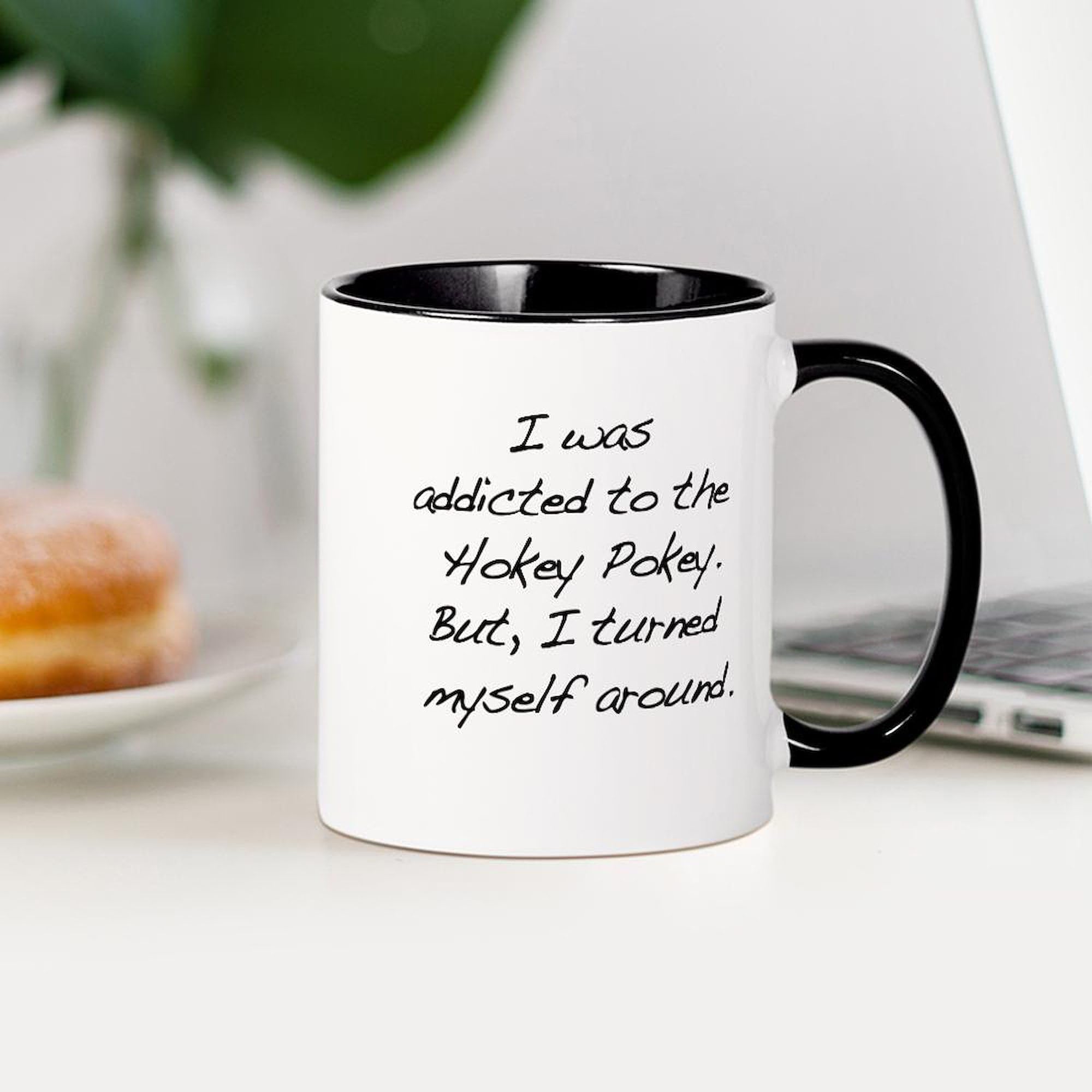 11 oz (325 ml) Ceramic Coffee Mug - Funny 'That Hokey Pokey' Design by CafePress | Perfect for Office Humor, Gifts & Morning Coffee