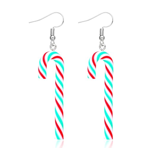 E1:candy cane earrings