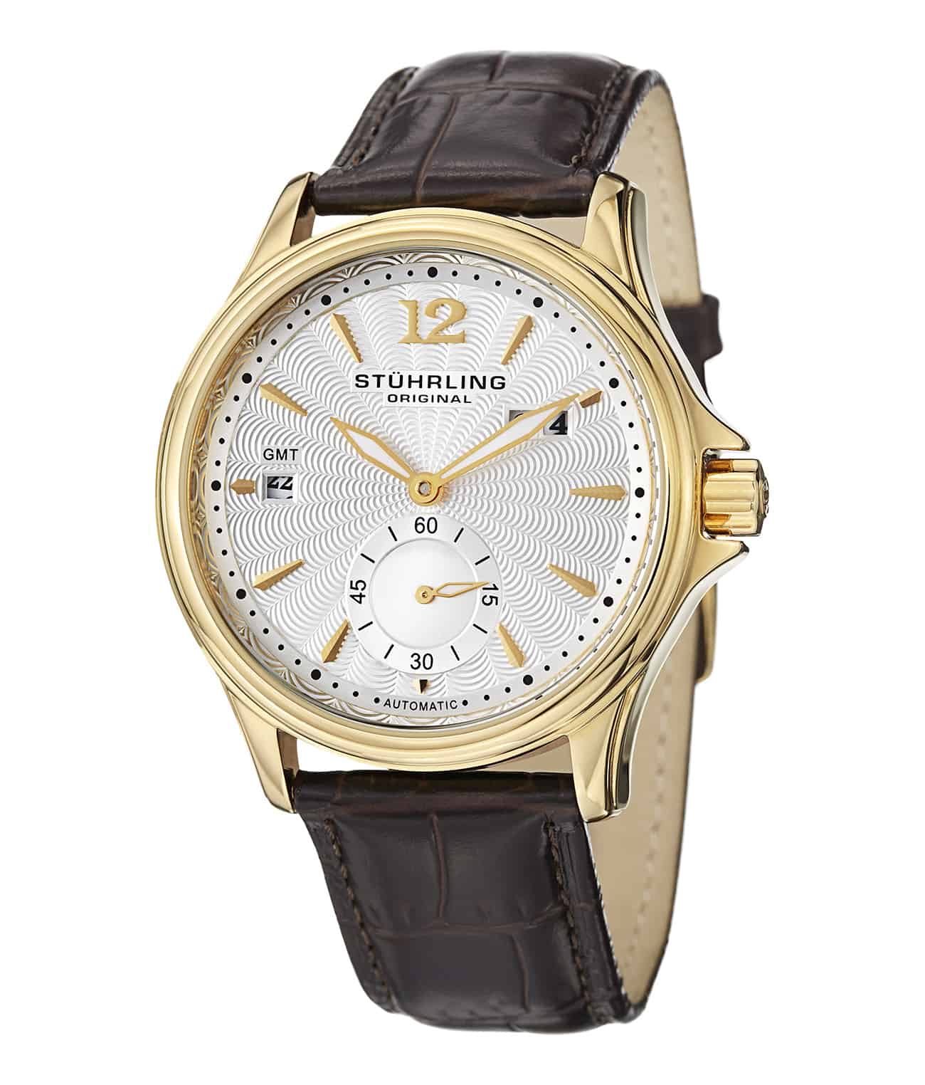 Eternity GMT 483 Automatic 42mm Classic Men's Watch - Luxury Stainless Steel Timepiece for Business, Travel & Everyday Wear