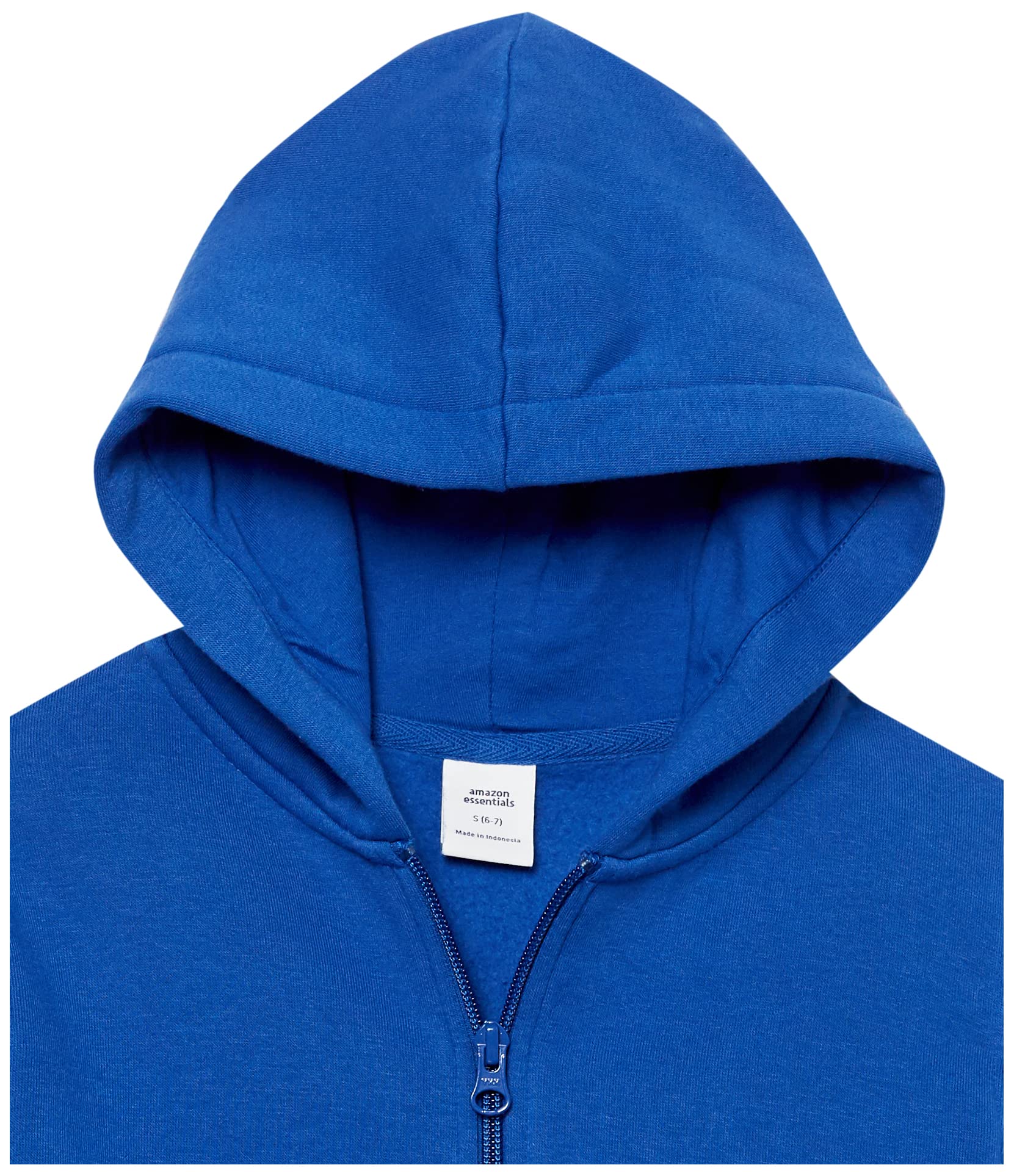 Amazon Essentials Boys' Zip-Up Hoodie Sweatshirt - Lightweight Fleece Pullover with Front Pocket for School, Sports & Outdoor Activities