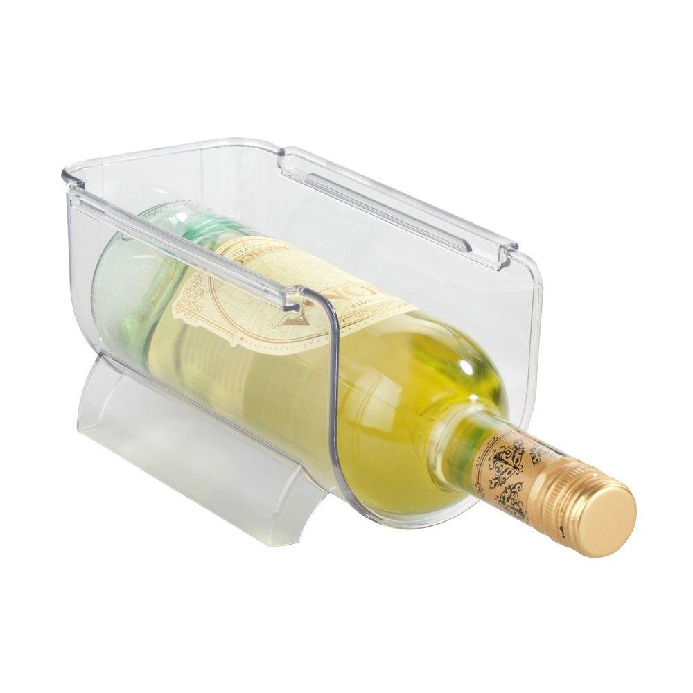 Stackable Single Bottle Holder - Durable & Space-Saving Drink Caddy for Kitchen, Fridge, or Office Organization