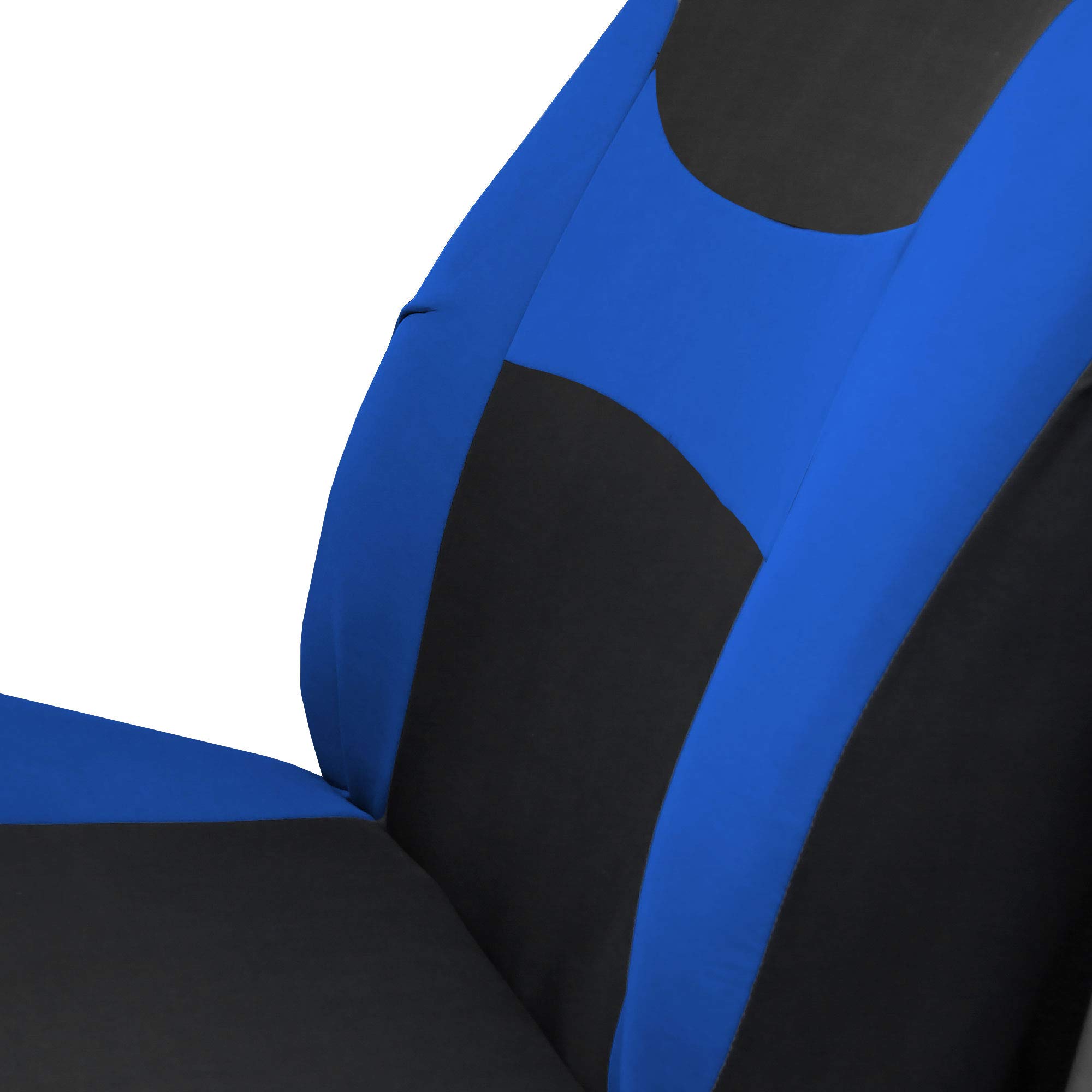 TLH Light & Breezy Flat Cloth Car Seat Covers - Front Set (Airbag Compatible, Blue) | Universal Fit for Cars, Trucks & SUVs | Protect Seats from Wear & Spills | Perfect for Daily Commutes & Road Trips