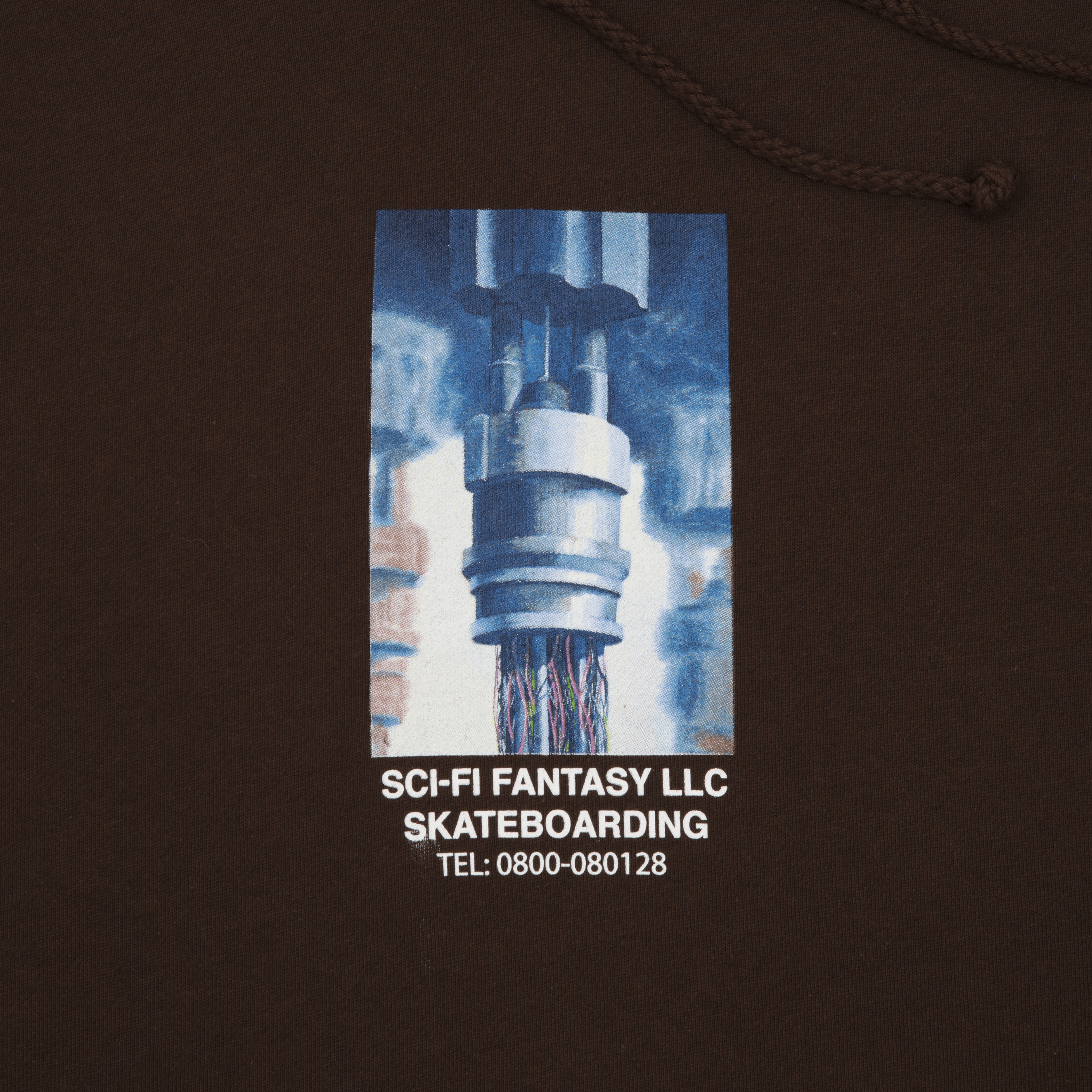 Sci-Fi Fantasy Machine Hoodie - Brown | Unisex Pullover Sweatshirt for Men & Women | Perfect for Cosplay, Gaming & Casual Wear