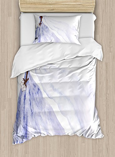 Purple Blue and White