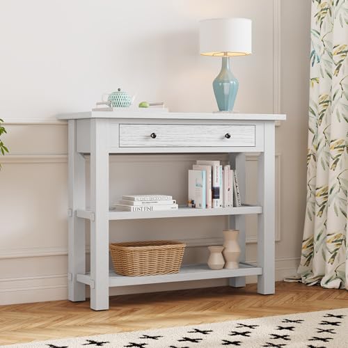 Antique White W/ 1 Drawer