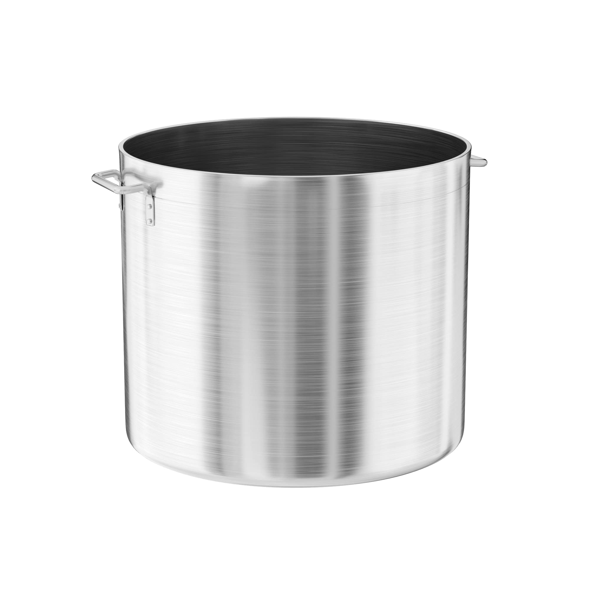 80 Qt. Heavy Duty Aluminum Stock Pot with Lid - Large Cooking Pot for Soups, Stews, Pasta & Canning - Commercial & Home Kitchen Use