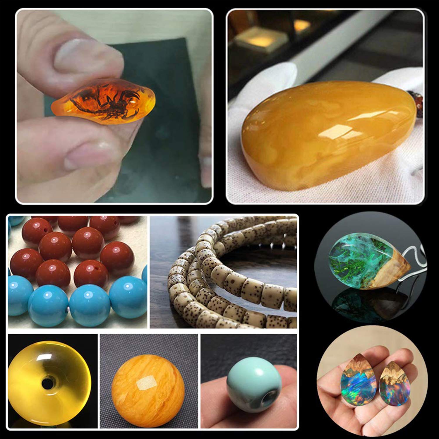 Premium Resin Sanding and Polishing Kit - 5 Resin Files, 12 Sandpapers, 4 Polishing Blocks, Polishing Cloth & Scissors for Epoxy Resin Molds, Jewelry Making - Perfect for DIY Crafting, Woodworking, and Home Repair Projects