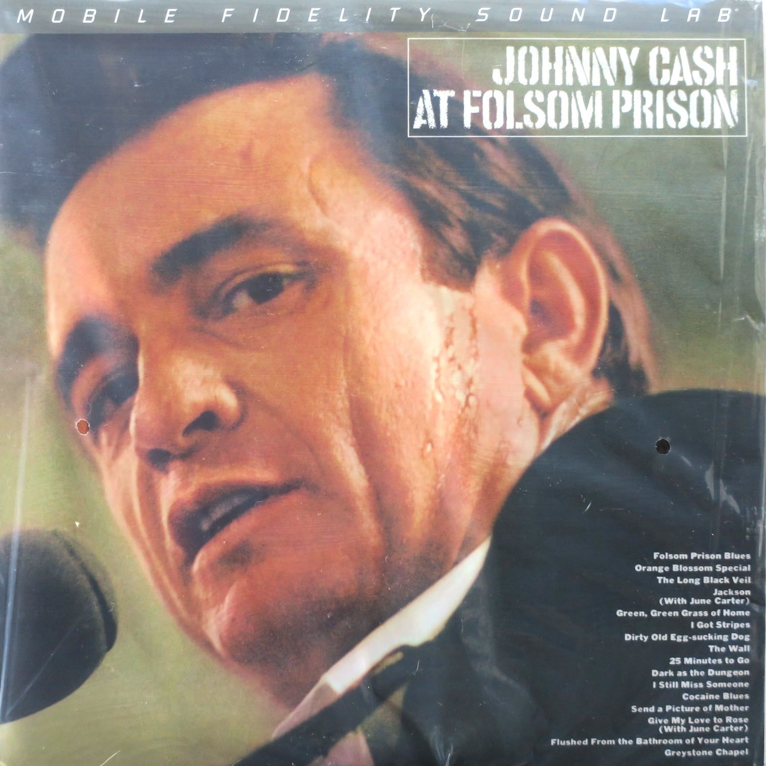Johnny Cash 'At Folsom Prison' MFSL 45rpm 180g Vinyl 2LP Record - Limited Edition Mobile Fidelity Sound Lab Pressing - Perfect for Audiophiles & Vintage Music Collectors - Great for Home Listening & Music Enthusiast Gifts