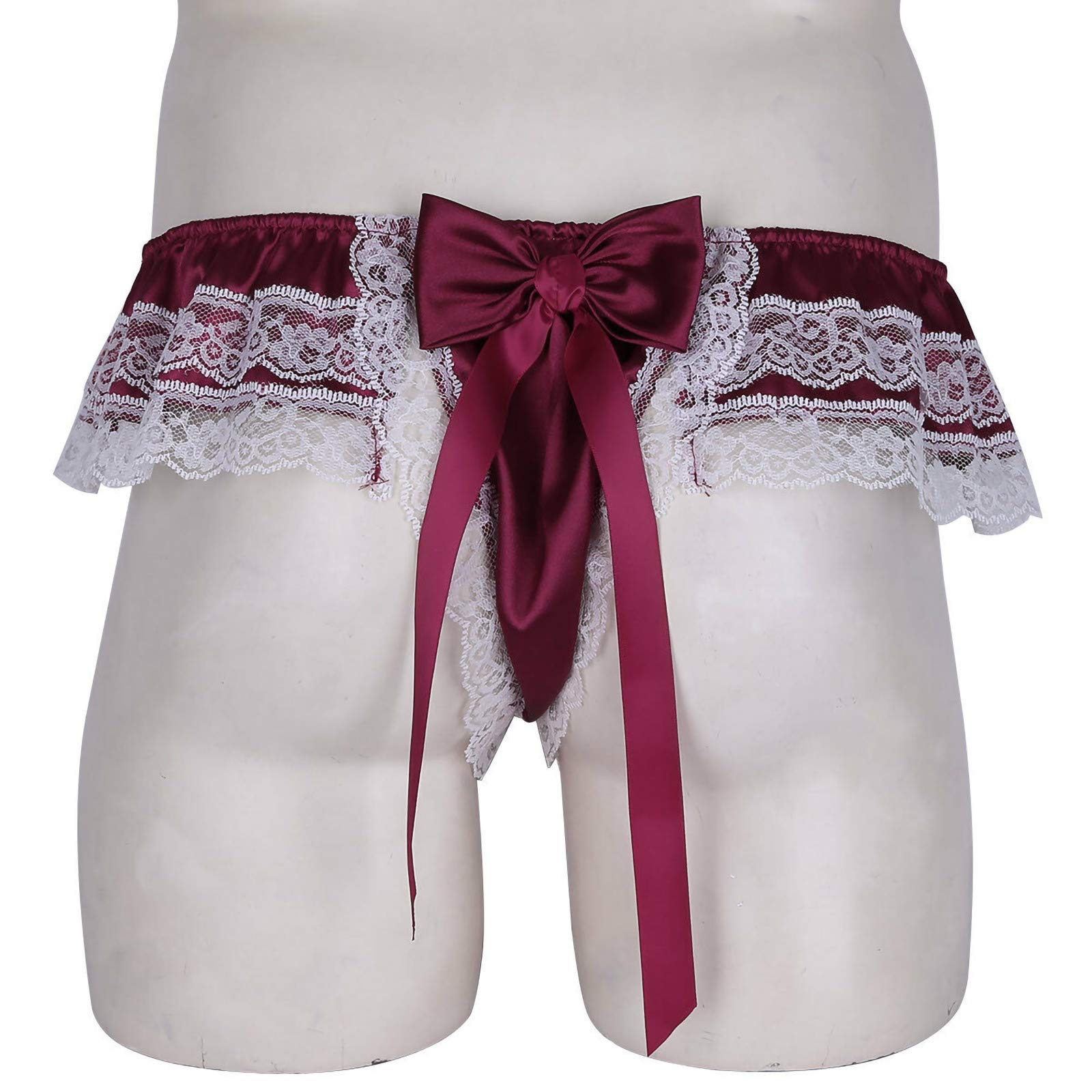 **Sexy Lace Thong Panties for Women - Comfortable G-String Underwear Set with Open Design - Perfect for Lingerie, Date Nights & Sensual Wear**