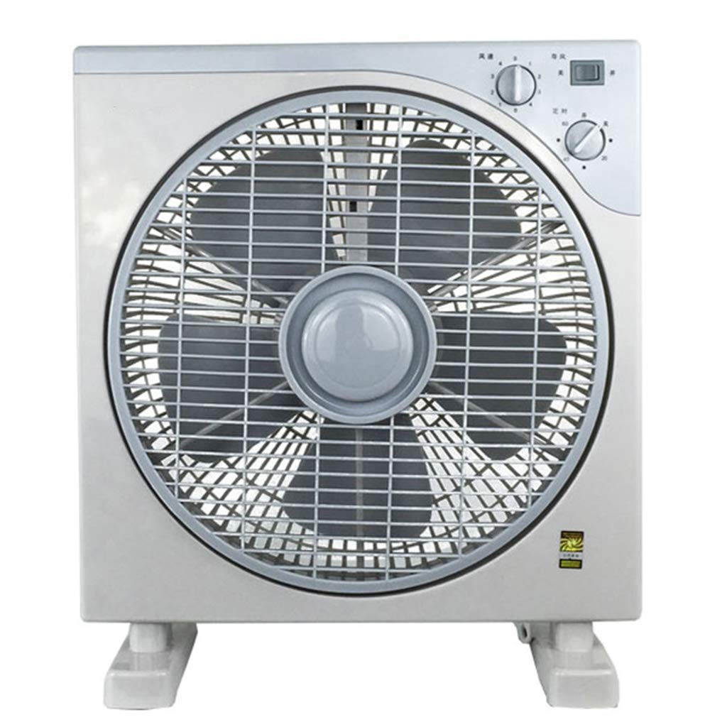 10 Inch Quiet Floor Fan with 4 Speed Settings & Smart Timer - Rotating Table Fan for Home, Office, Bedroom | Portable Air Circulator for Cooling & Ventilation