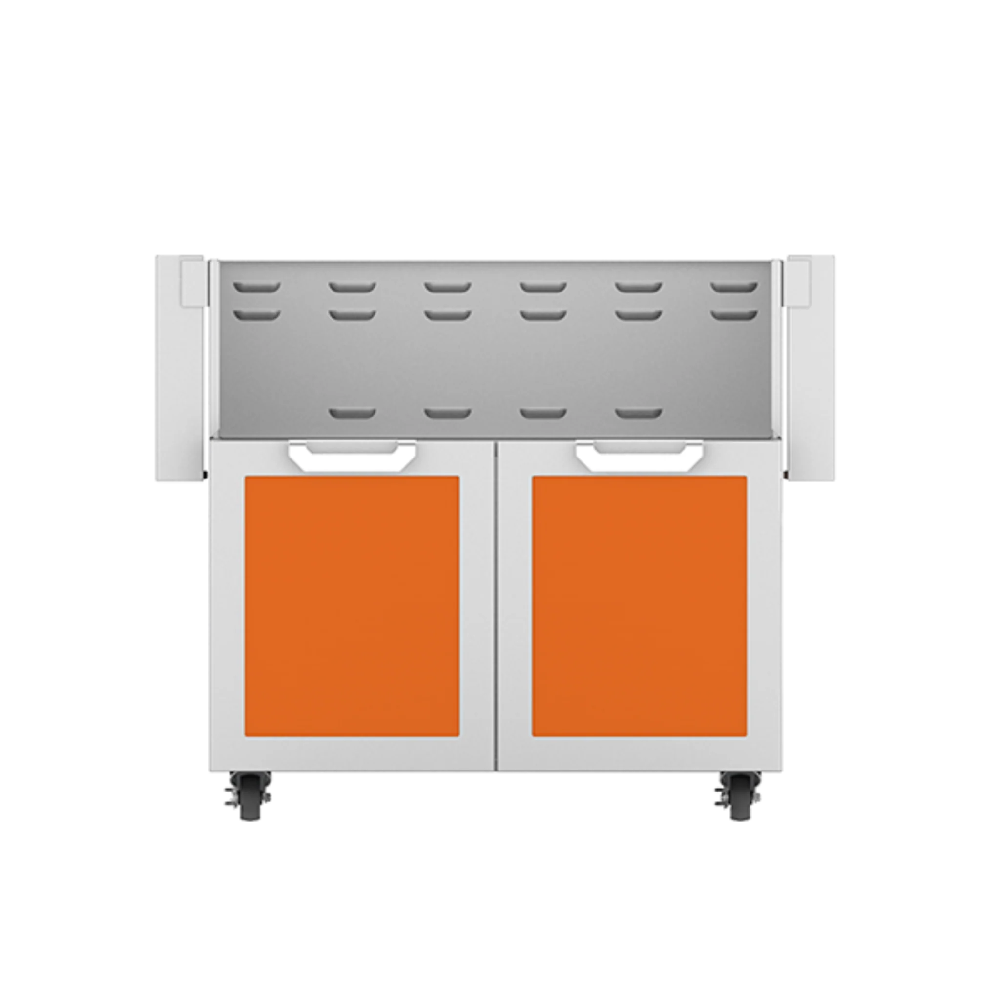 Hestan GCD36 36-Inch Outdoor Stainless Steel Tower Cart with Double Doors - Perfect for Patio, BBQ, and Outdoor Kitchen Storage