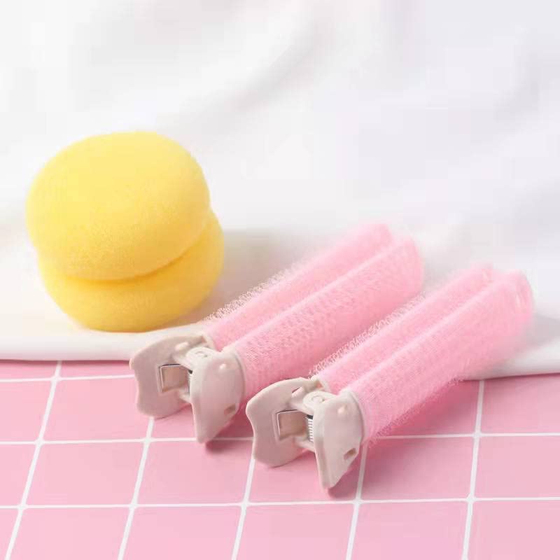 MYYNTI Voluminous Hair Root Clips & Curling Rollers - 2 Pack DIY Styling Tools for Women & Girls - Natural Bangs, Hair Tail & Root Lift - Create Fluffy Curls for Home, Party & Daily Styling (Multicolor)