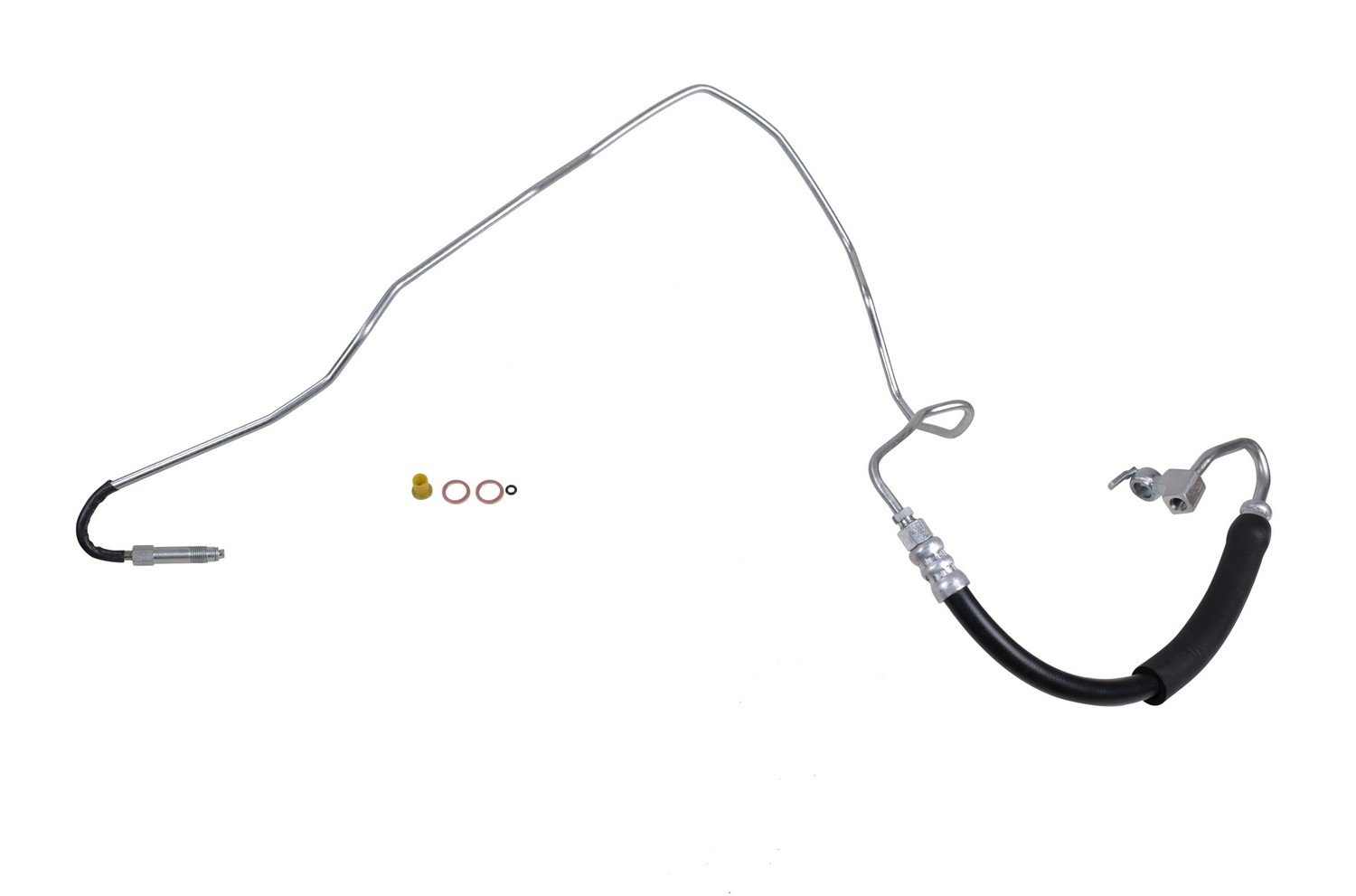 Sunsong 3403770 Power Steering Pressure Line Hose Assembly - Replacement for Smooth Steering - Perfect for Chevy, GMC, Ford, Dodge Trucks & SUVs