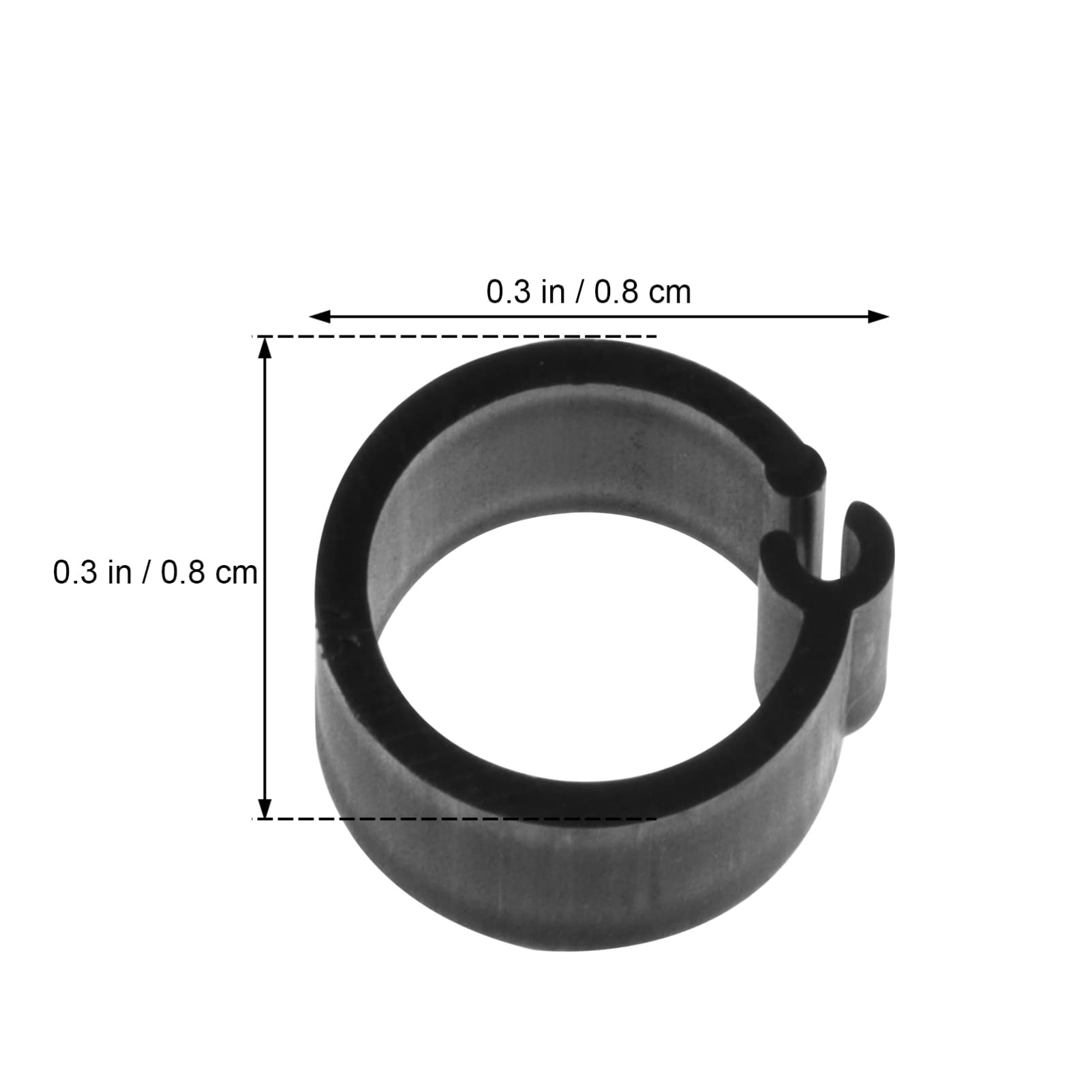 100 Pcs Adjustable Chicken Leg Bands - Bird Leg Rings for Parrots, Pigeons & Poultry - Durable Chew-Proof Foot Rings for Identification & Training - Perfect for Bird Owners, Breeders & Farmers - Use for Tracking, Breeding & Pet Identification