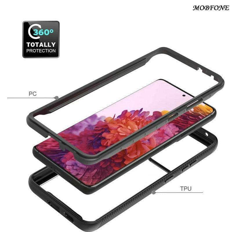 Durable Rugged Armor Protective Case for Samsung Galaxy S21 - Shockproof Bumper Cover with Military-Grade Protection | Perfect for Outdoor Adventures, Work & Daily Use